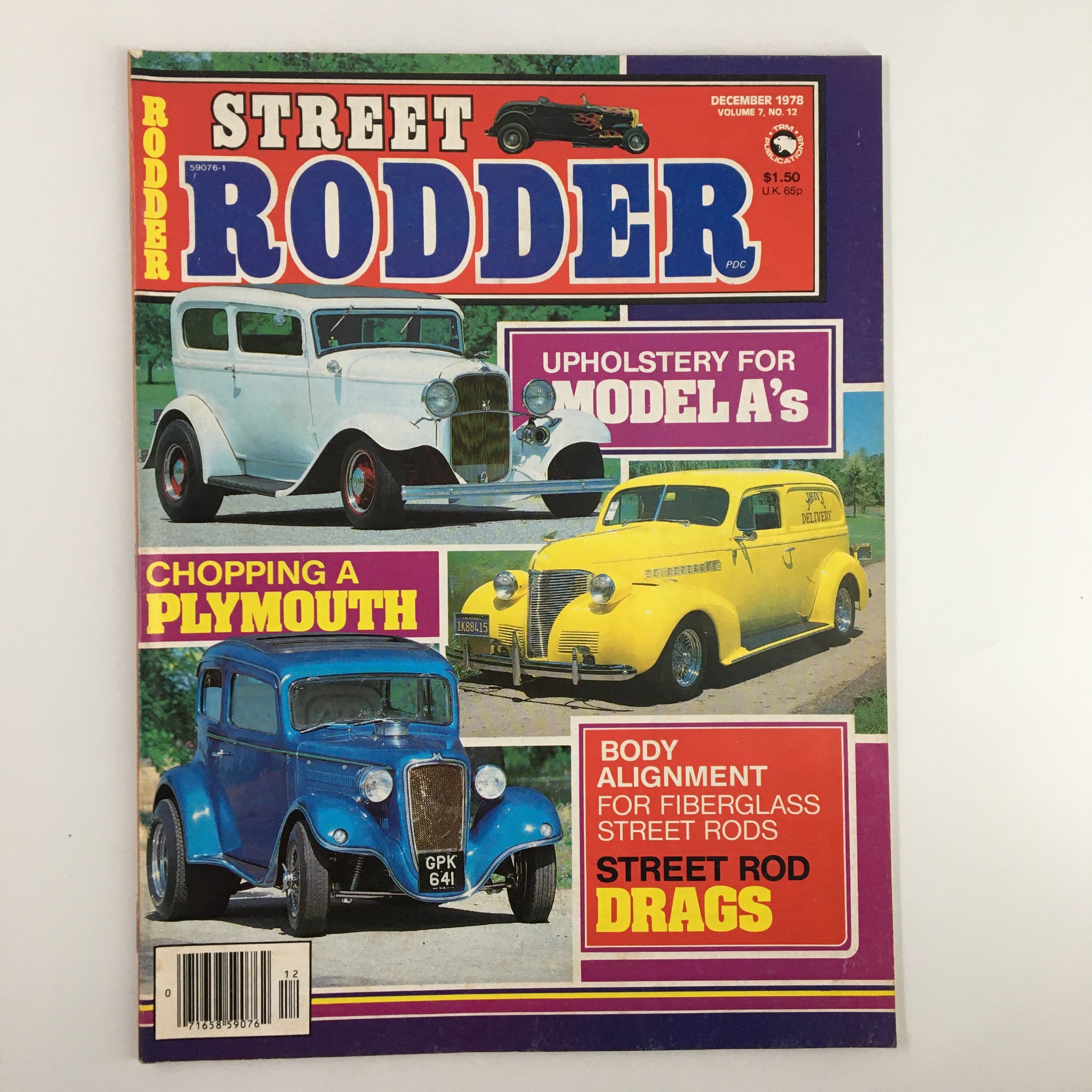 VTG Street Rodder Magazine December 1978 Body Alignment for Street Rods No Label