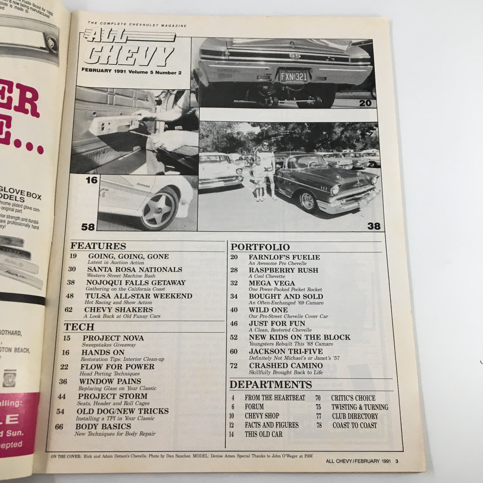 All Chevy Magazine February 1991 Resto Tips Cleaning & Disassembly No Label