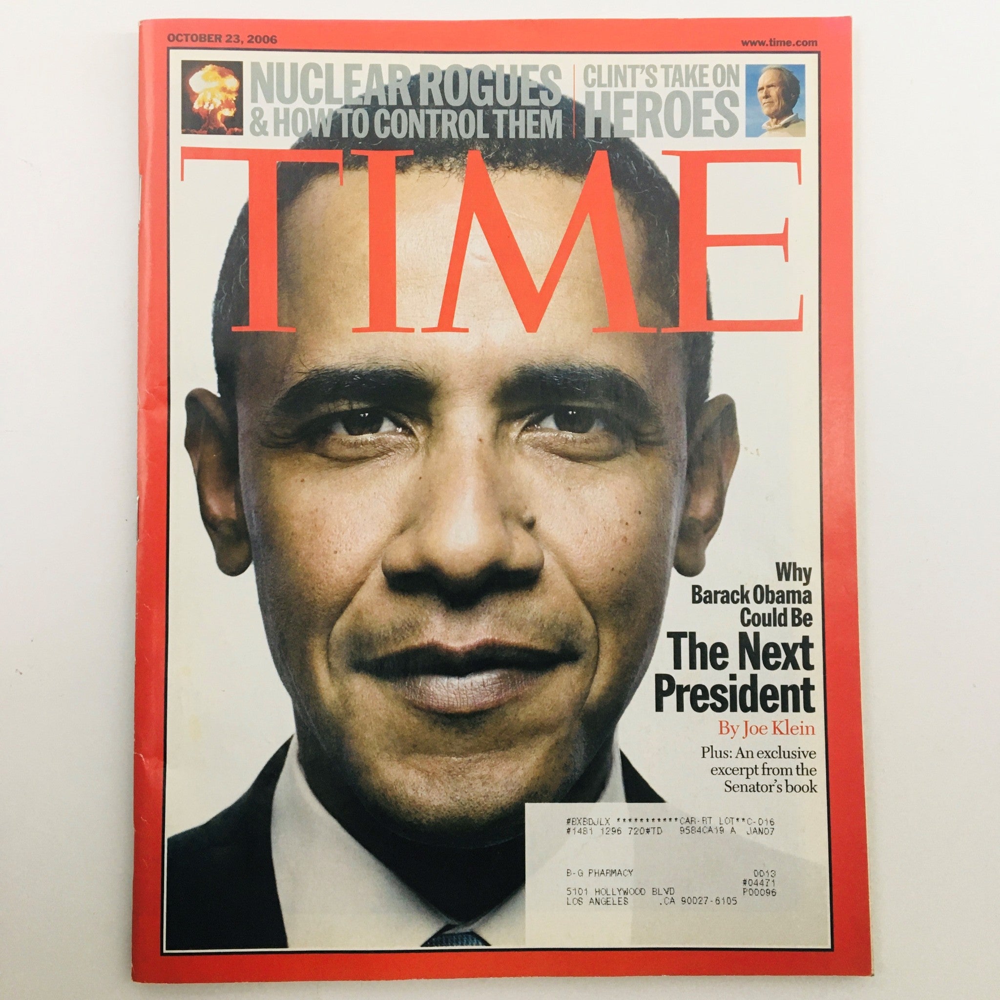 Time Magazine October 23 2006 Barack Obama Next President