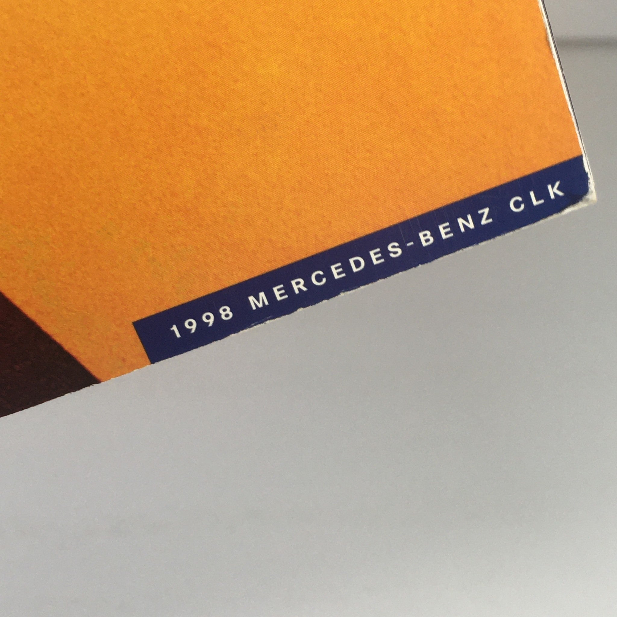 1998 Mercedes-Benz CLK-Class Dealership Car Auto Brochure Catalog