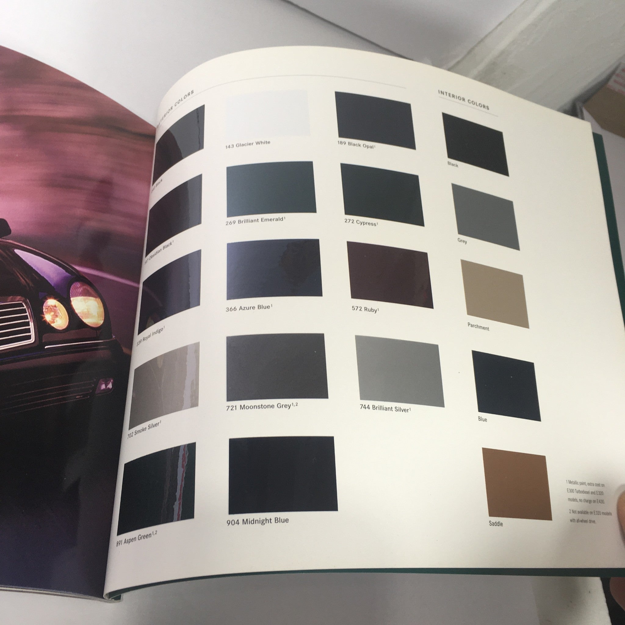 1998 Mercedes-Benz E-Class Dealership Car Auto Brochure Catalog