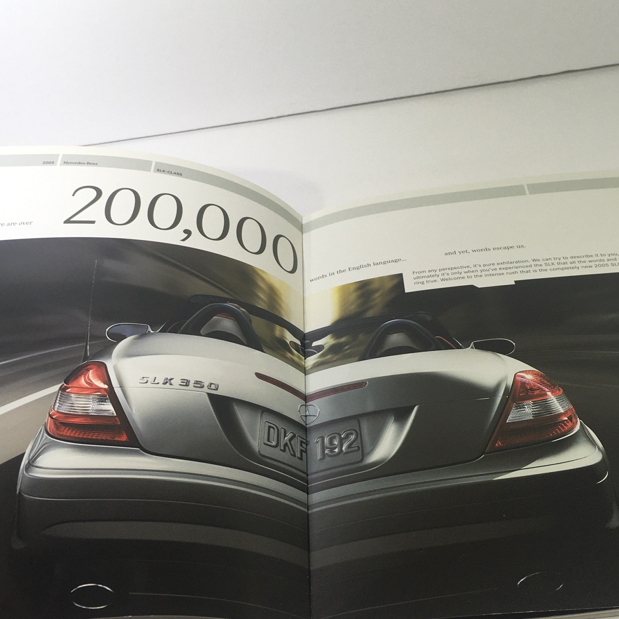 2005 Mercedes-Benz SLK-Class 350 55 AMG Dealership Car Auto Brochure Catalog