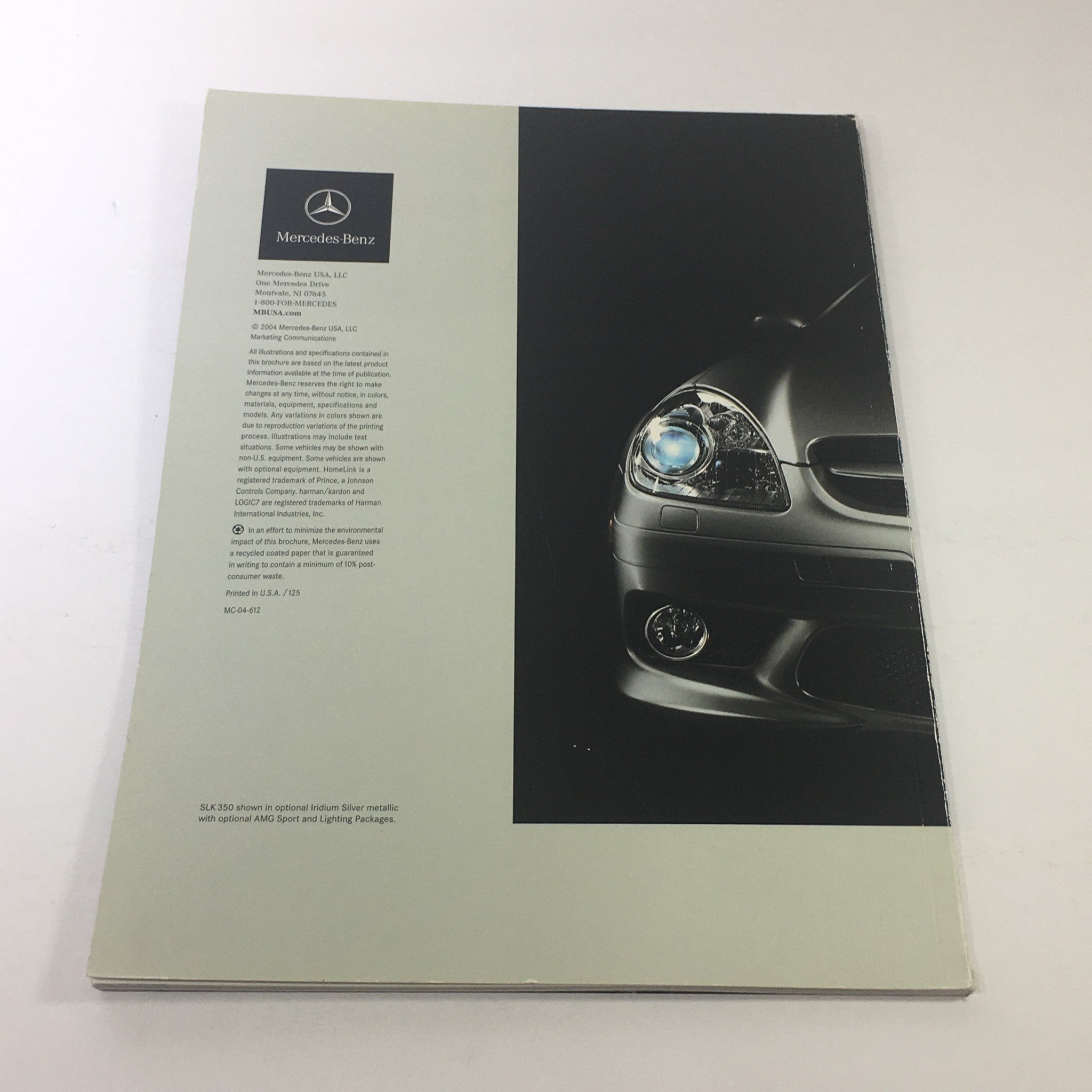 2005 Mercedes-Benz SLK-Class 350 55 AMG Dealership Car Auto Brochure Catalog