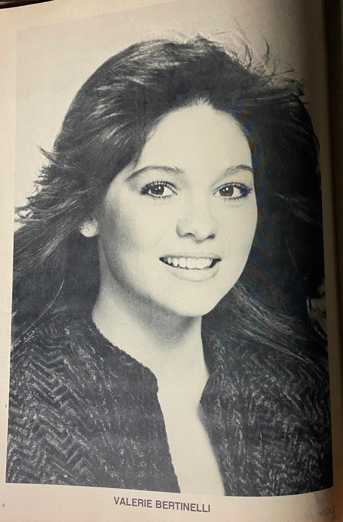 TV Picture Life Magazine June 1980 page featuring Valerie Bertinelli's portrait, embodying the glamour of early 1980s celebrities.