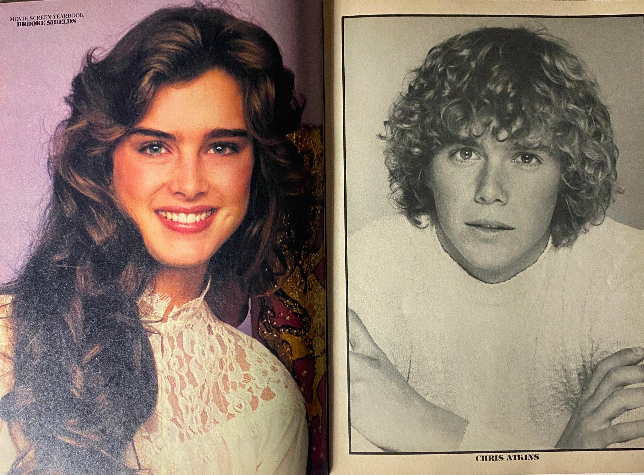 Movie Screen Yearbook No. 31 Rick Springfield, Tom Selleck w Poster No Label