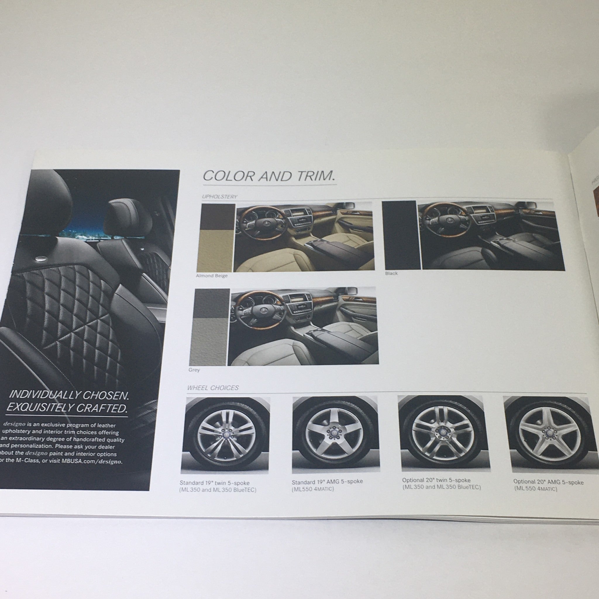 2013 Mercedes-Benz M-Class Dealership Car Auto Brochure Catalog