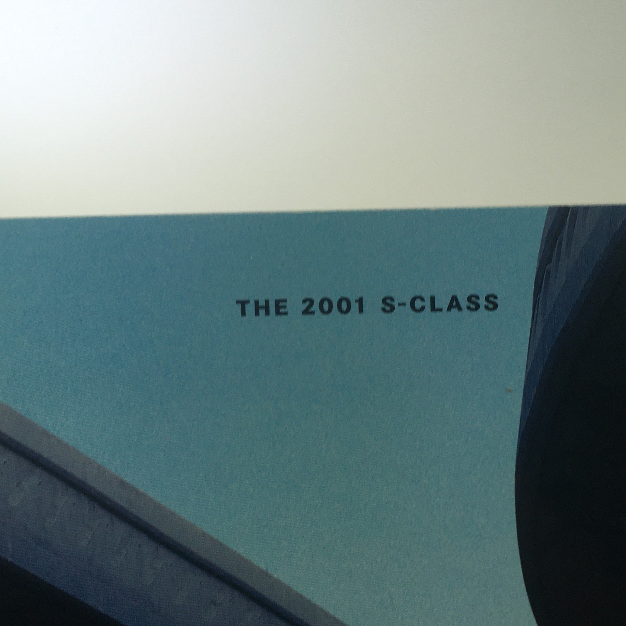 2001 Mercedes-Benz S-Class Dealership Car Auto Brochure Catalog