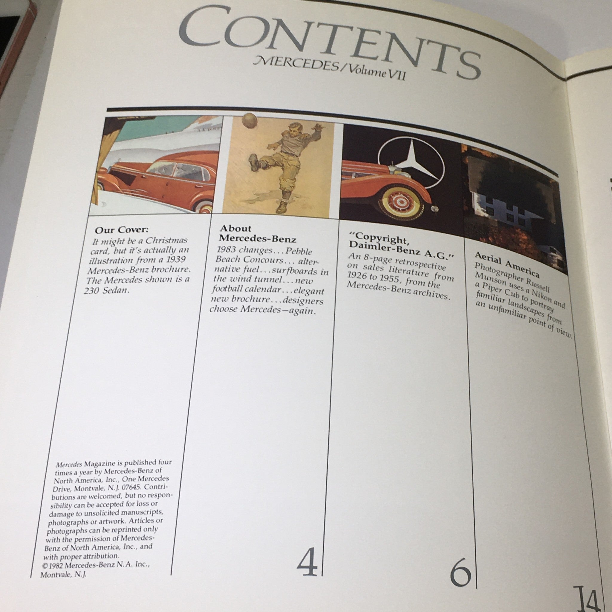 1982 Mercedes-Benz Volume VII Dealership Car Auto Brochure Catalog