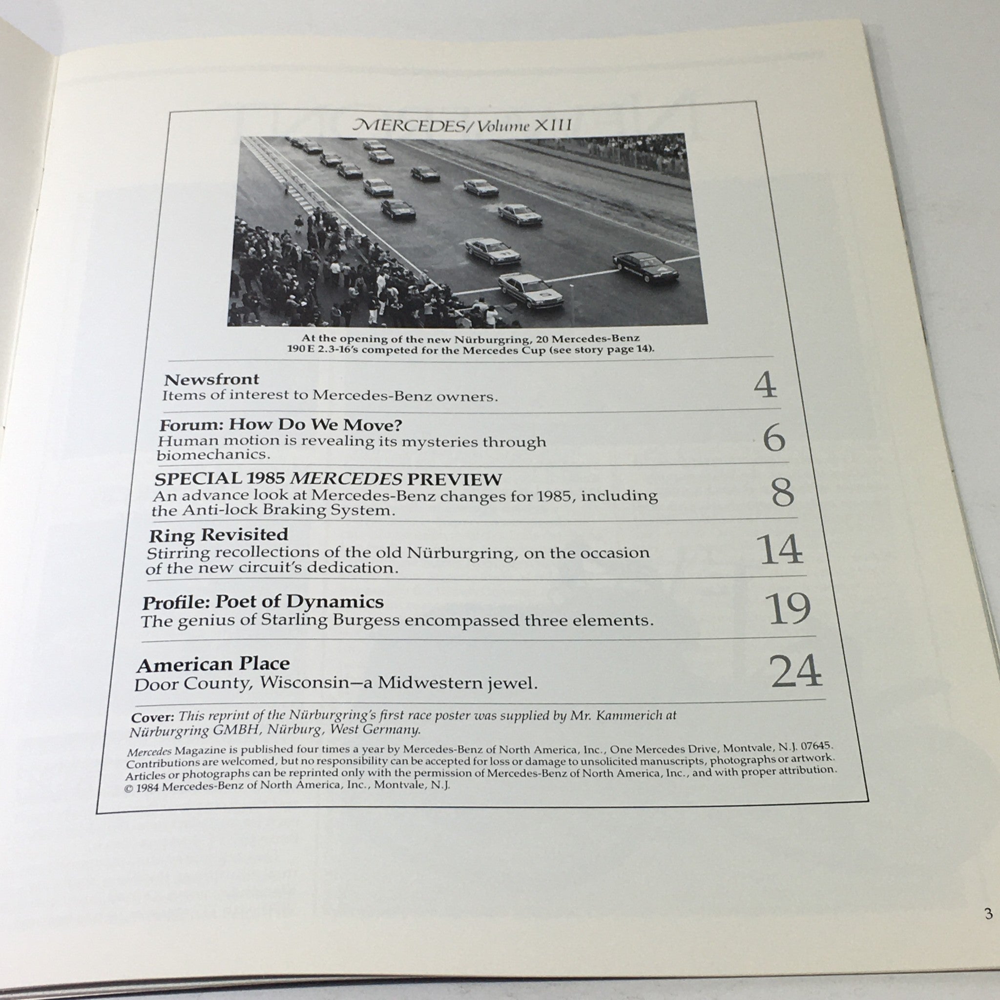 1984 Mercedes-Benz Volume XIII Dealership Car Auto Brochure Catalog