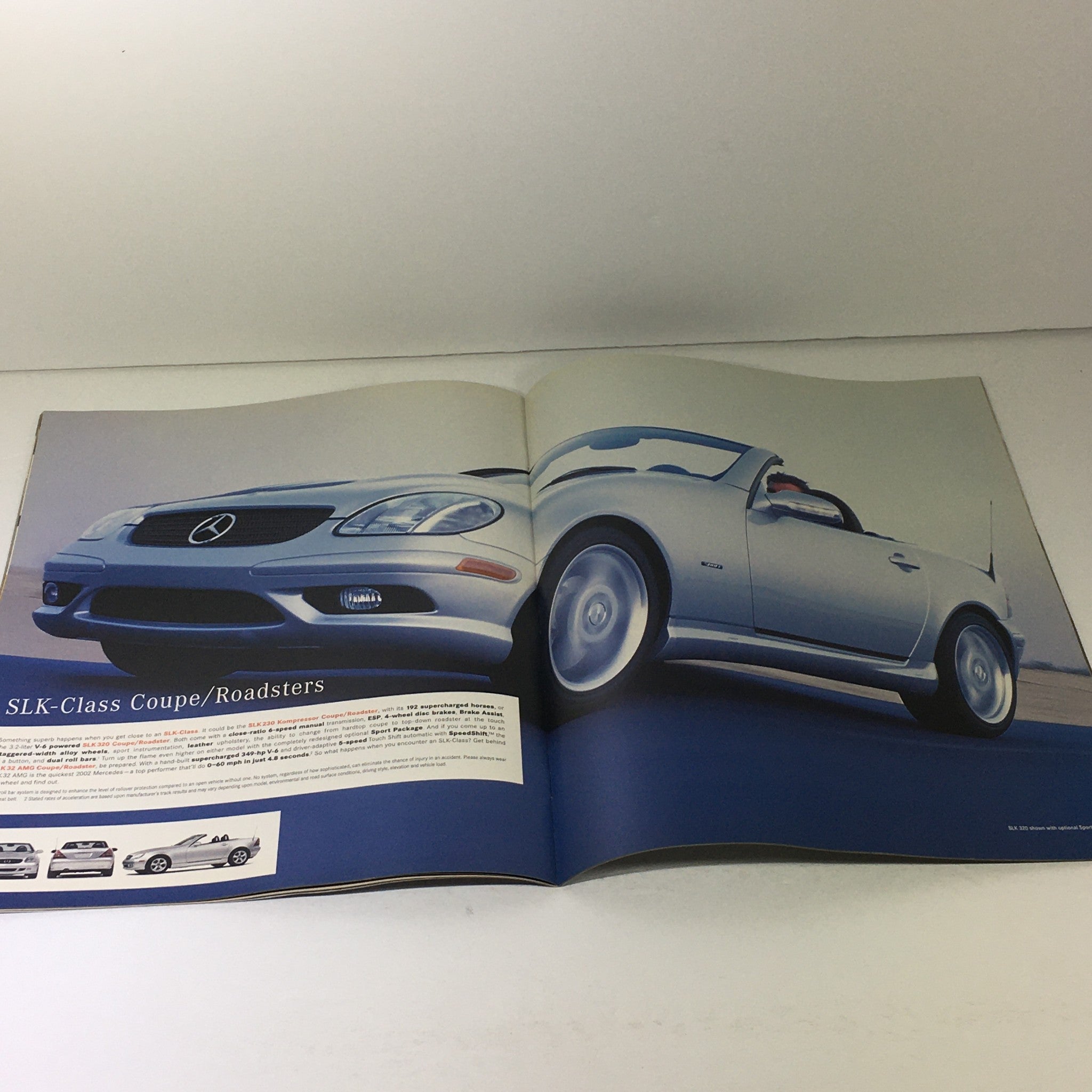 2002 Mercedes-Benz SLK-Class Coupe/Roadster Dealership Car Auto Brochure Catalog