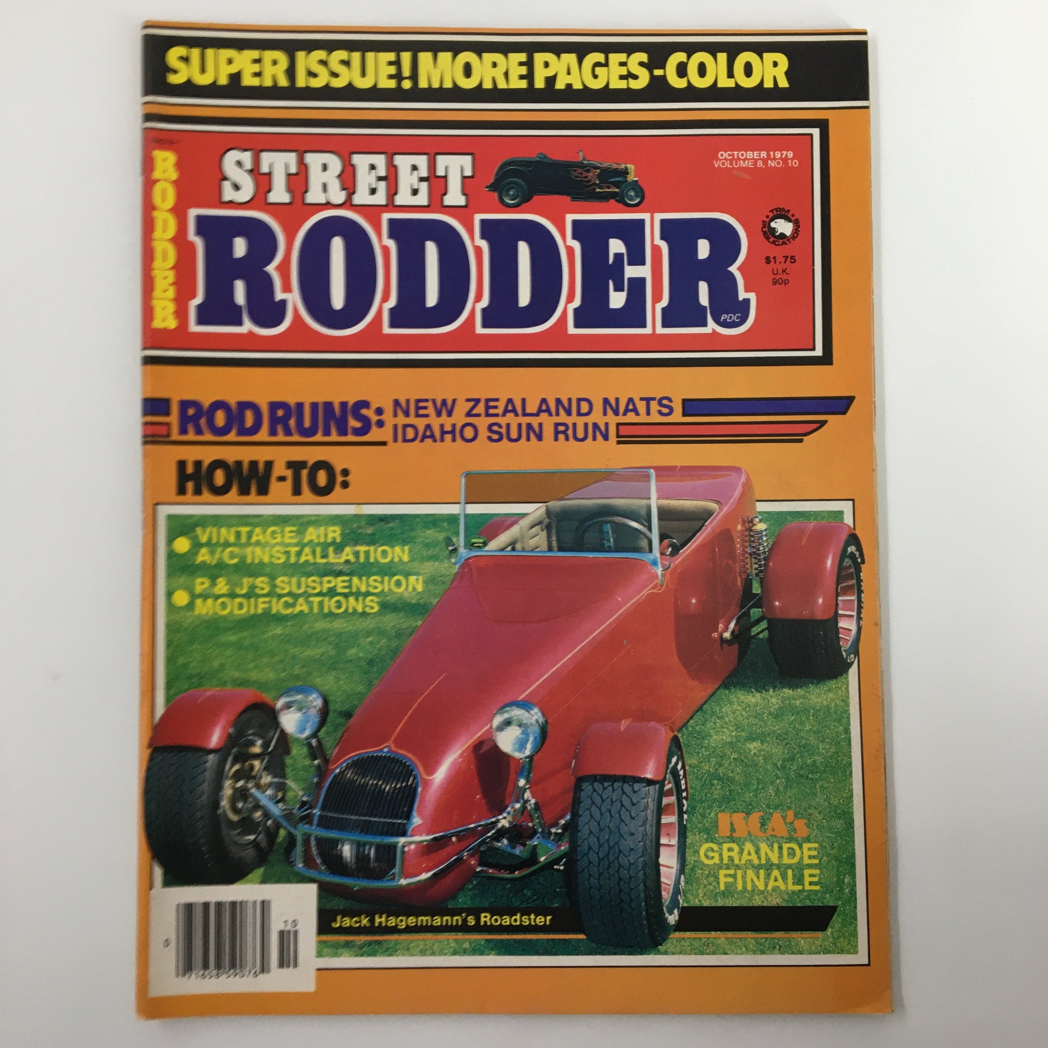 VTG Street Rodder Magazine October 1979 Jack Hagemann's Roadster No Label