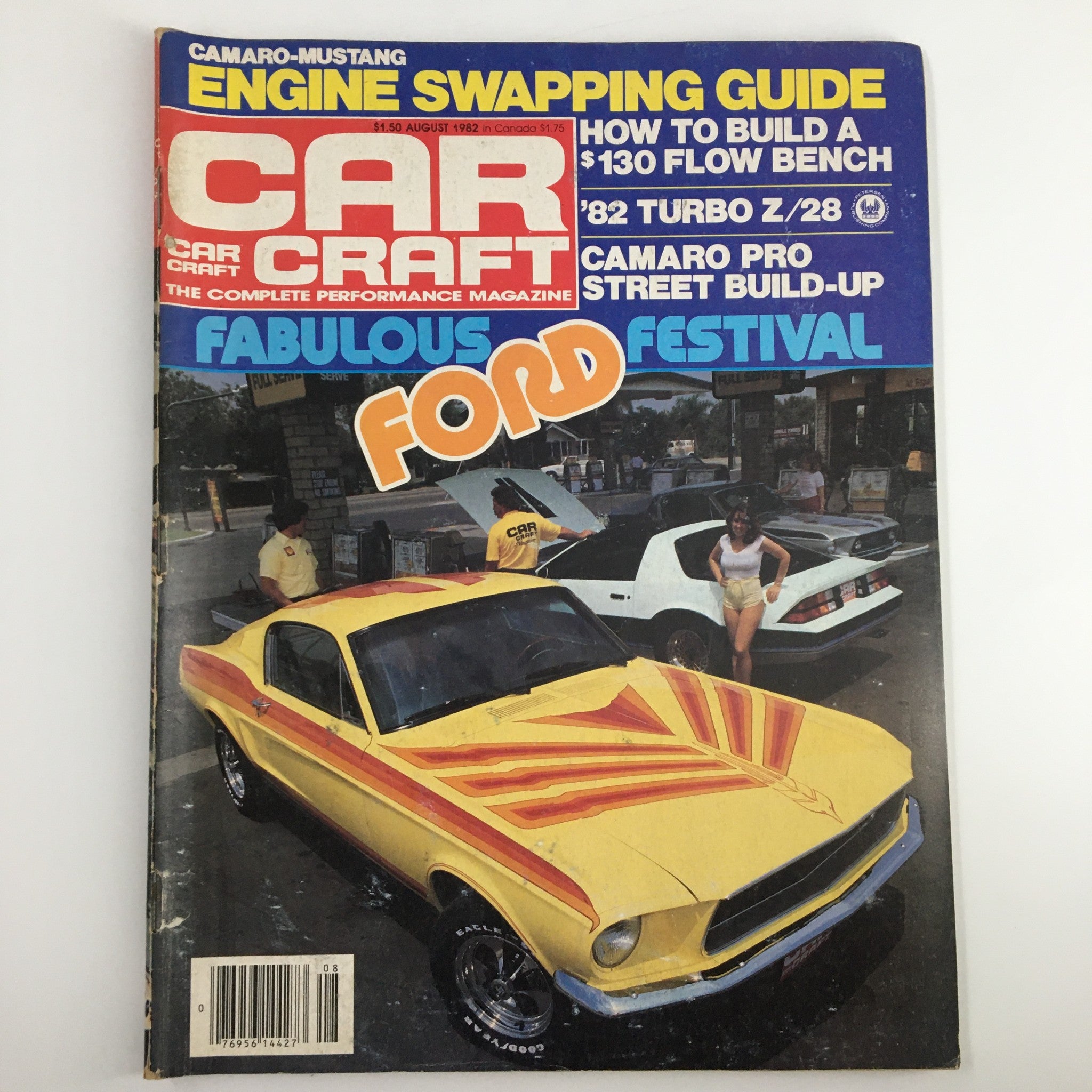 VTG Car Craft Magazine August 1982 Camaro Pro Street Build-Up No Label