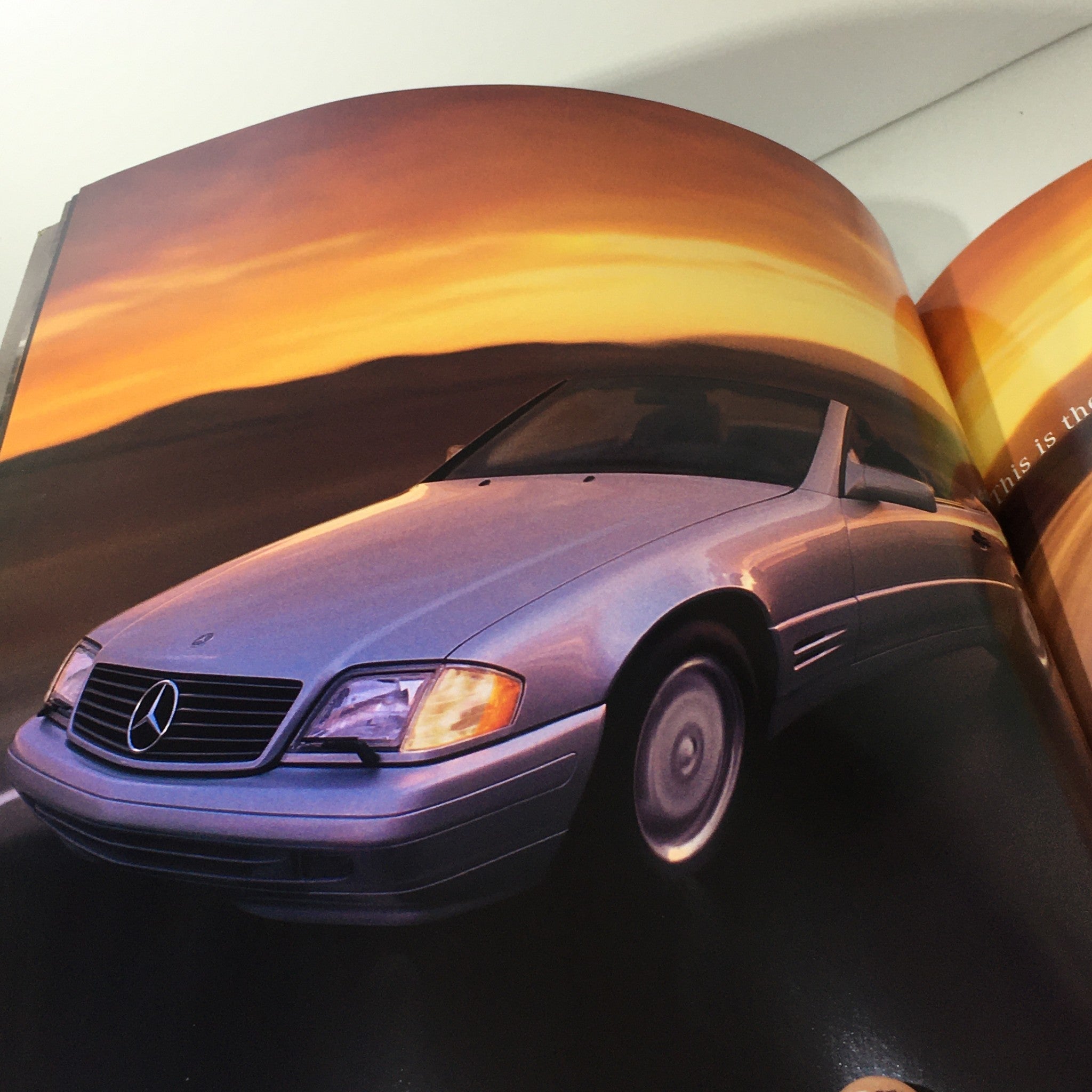 1997 Mercedes-Benz SL Class Coupe Dealership Car Auto Brochure Catalog