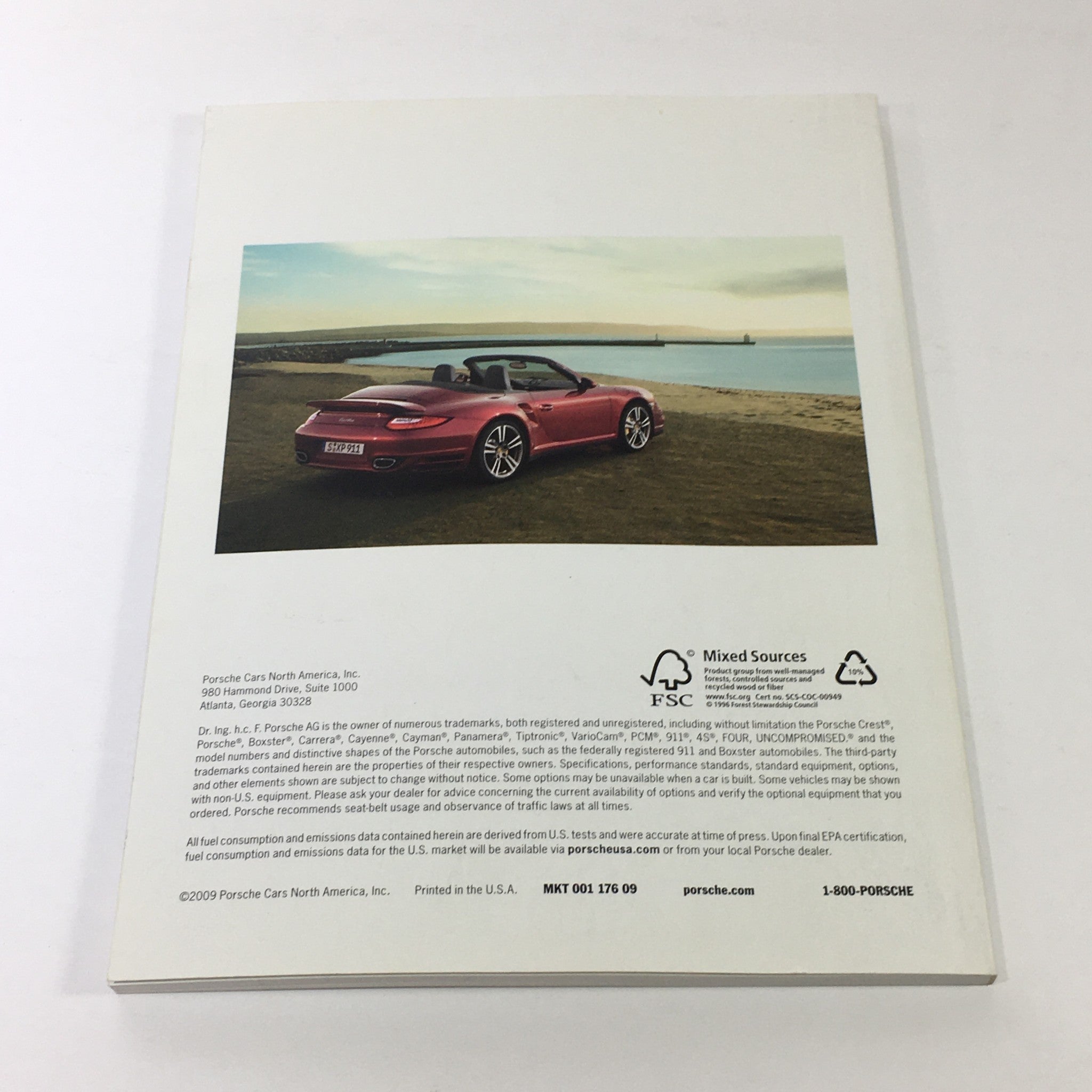 2009 Porsche 911 Turbo Dealership Car Auto Brochure Catalog