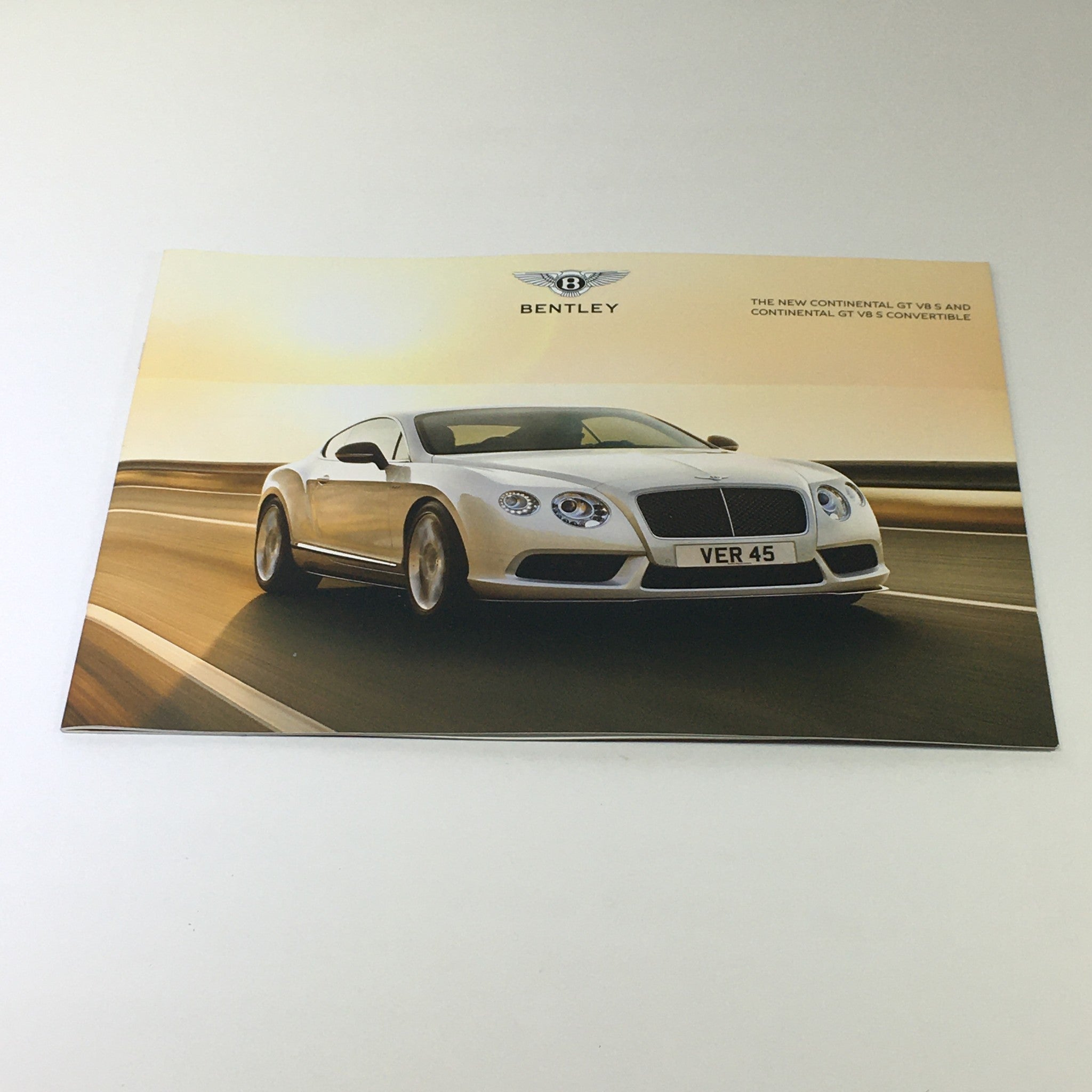 2013 Bentley Continental GT V8 S Dealership Car Auto Brochure Catalog