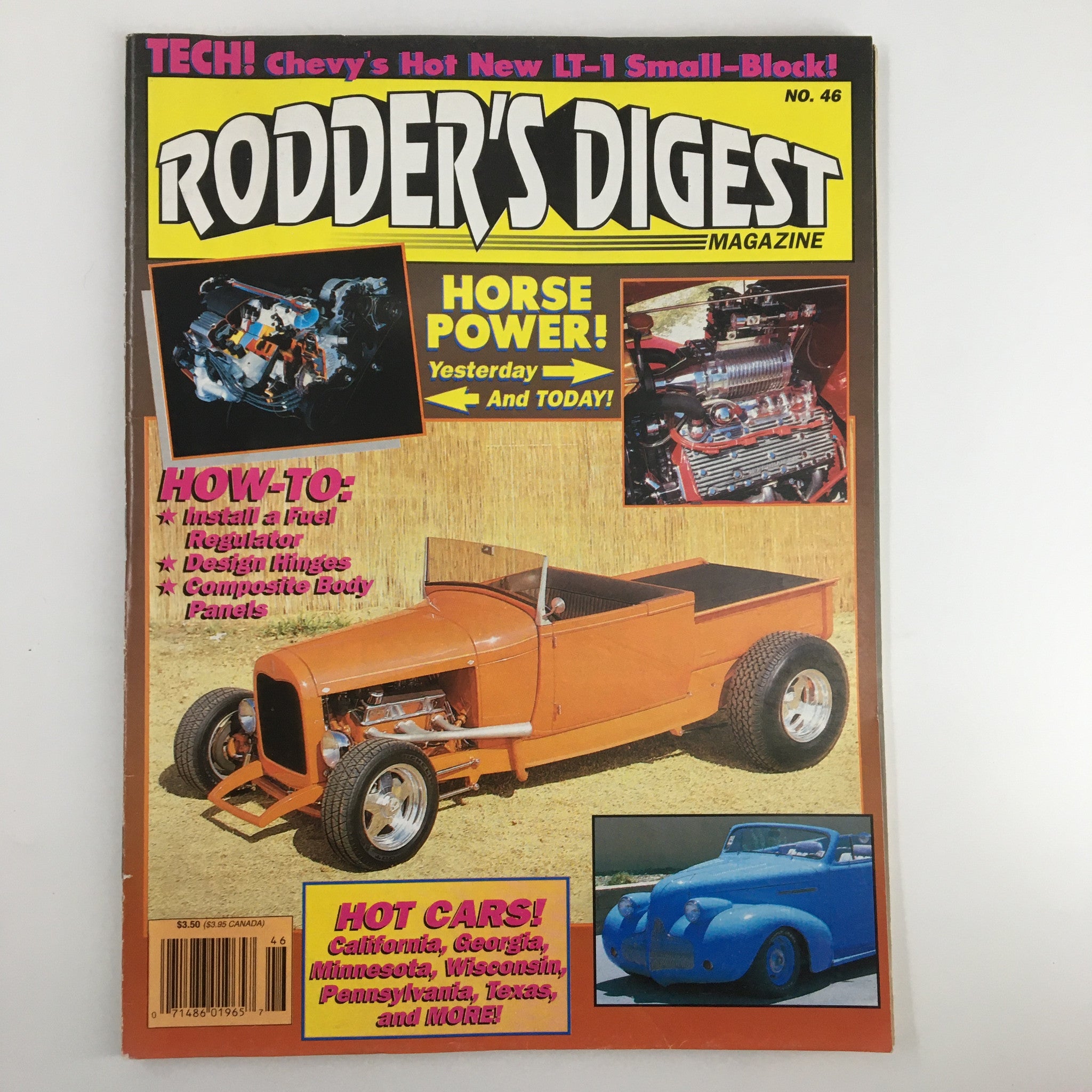 Rodder's Digest Magazine April 1992 Tom Steele's '29 Hiboy Roadster No Label