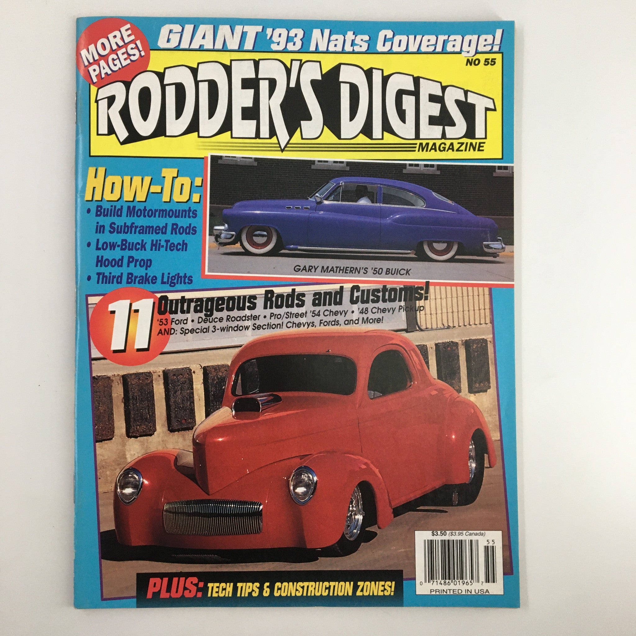 Rodder's Digest Magazine October 1993 Gary Mathern's '50 Buick No Label