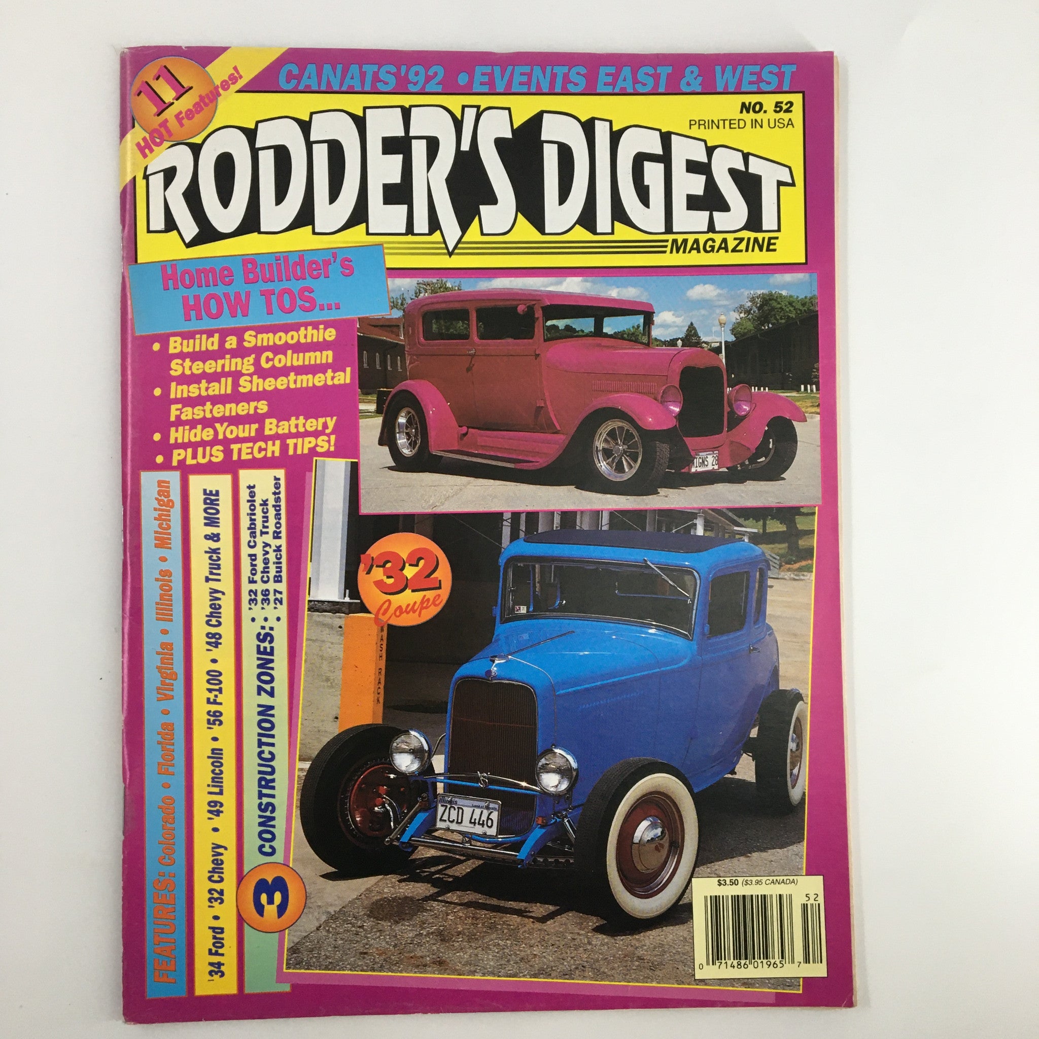 Rodder's Digest Magazine April 1993 Wiggins' '28 Model A Sedan No Label