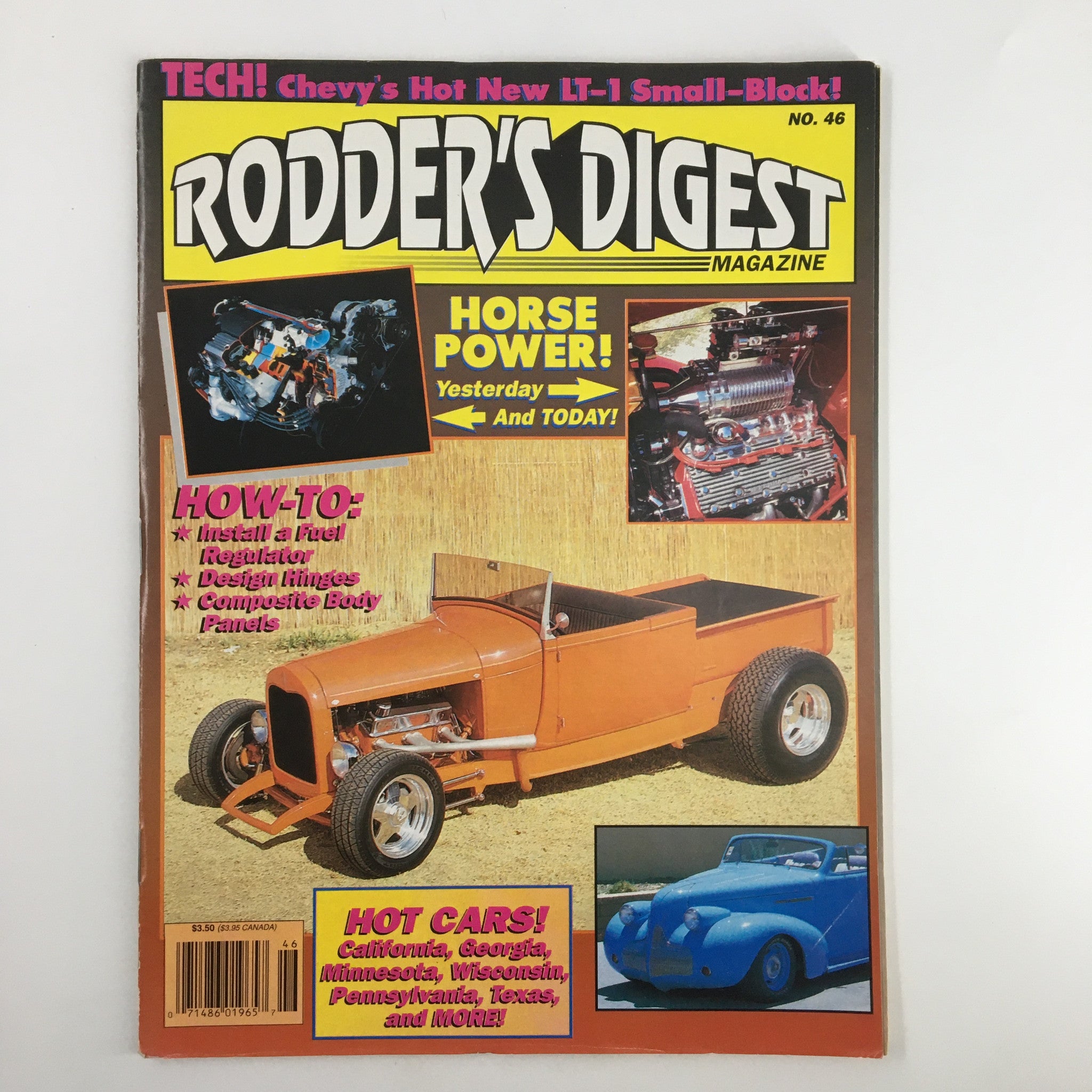 Rodder's Digest Magazine April 1992 Steele's Oh-So-Neat '28 Hiboy No Label