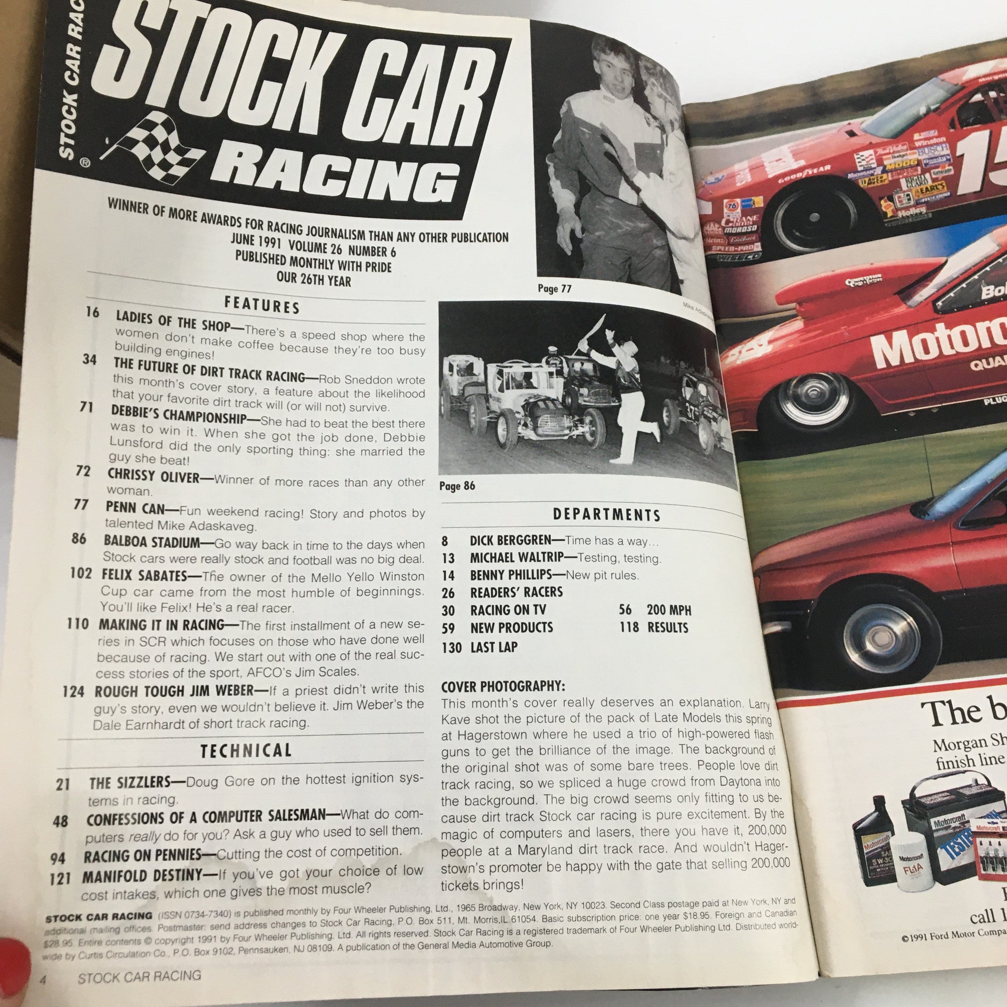 Stock Car Racing Magazine June 1991 Late Models this Spring at Hagerstown