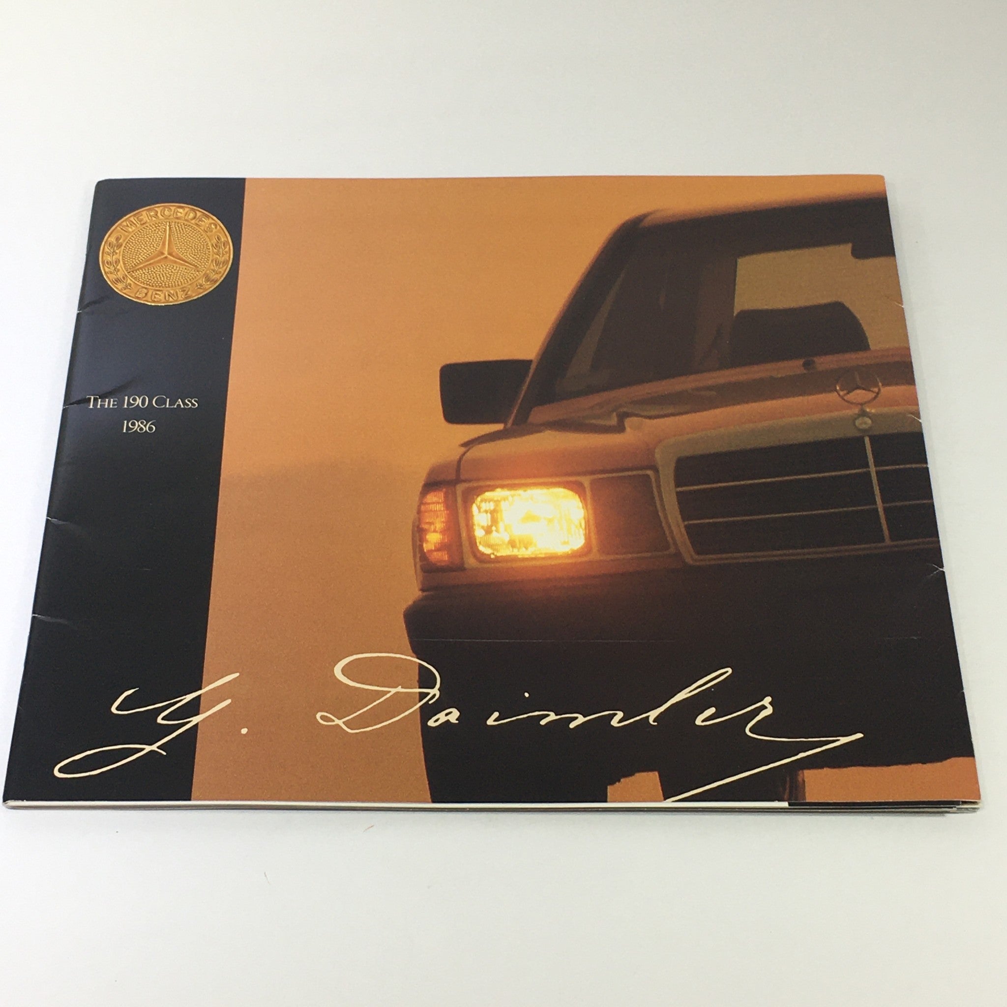 1986 Mercedes-Benz 190-Class Dealership Car Auto Brochure Catalog