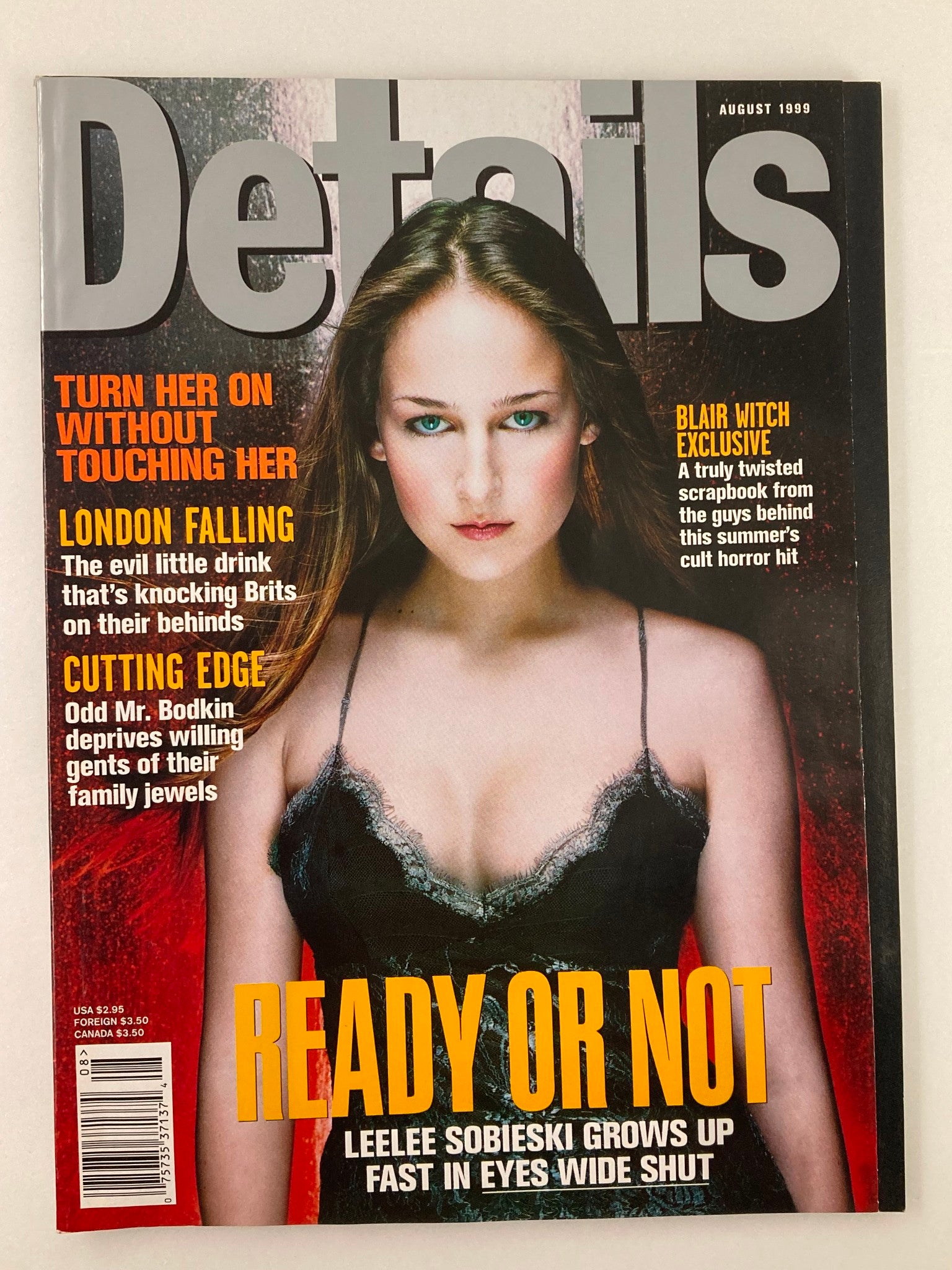 Details Magazine August 1999 LeeLee Sobieski Eyes Wide Shut No Label