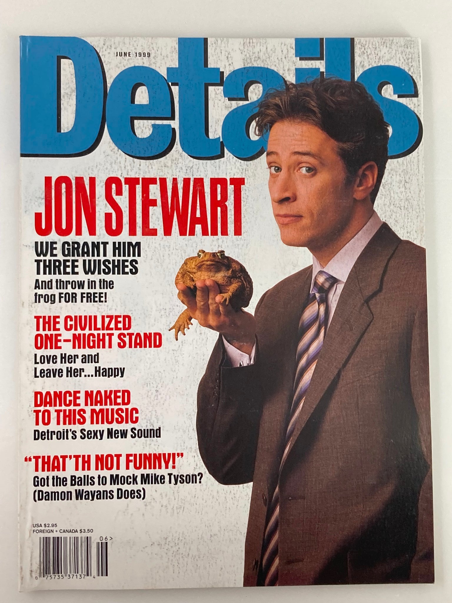 Details Magazine June 1999 Jon Stewart We Grant Him Three Wishes No Label