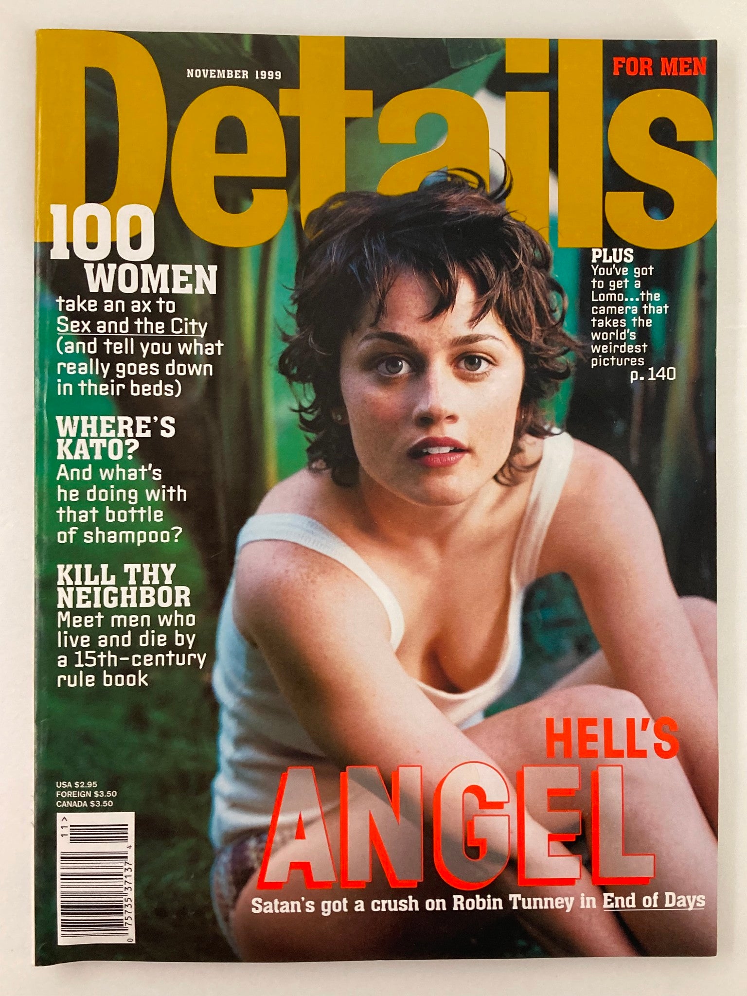 Details Magazine November 1999 Robin Tunney in End of Days No Label