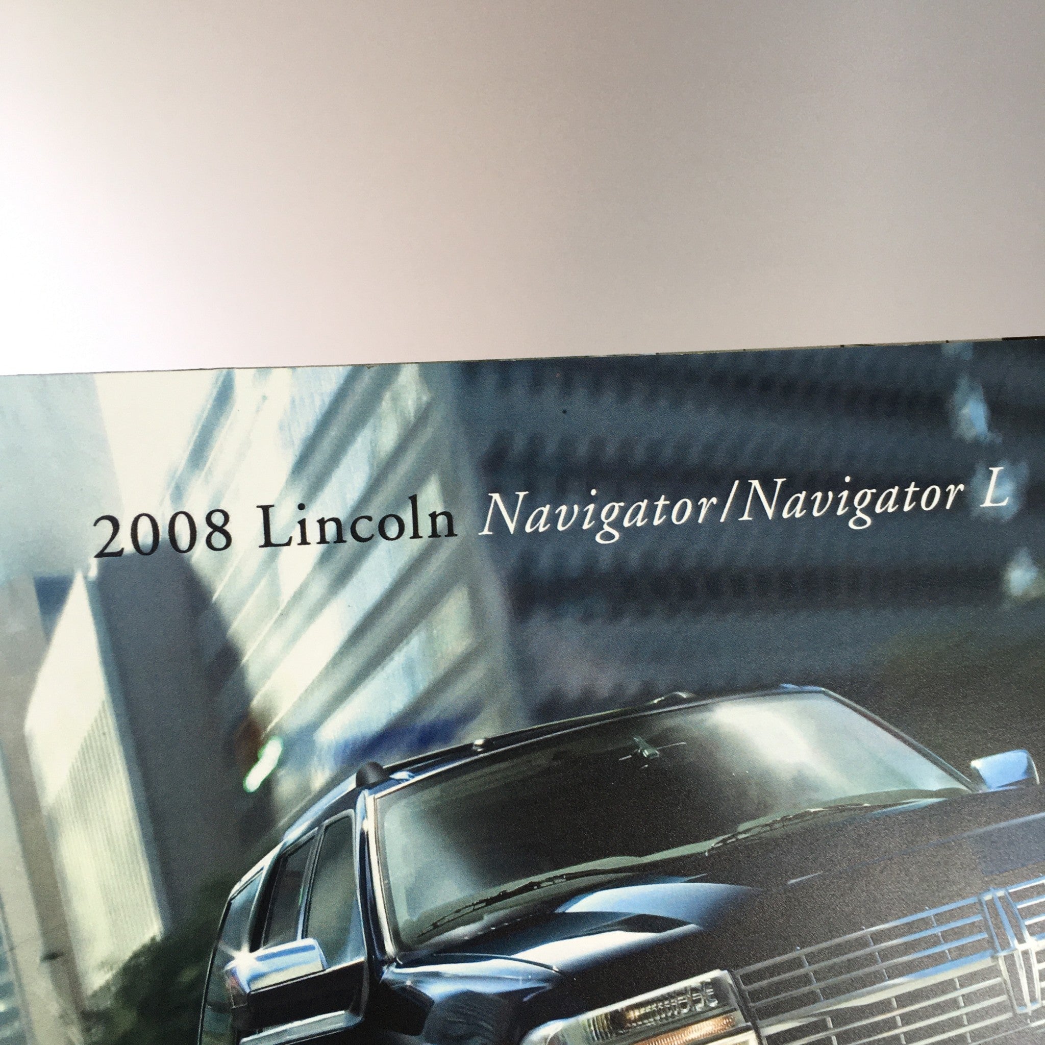 2008 Lincoln Navigator/Navigator L Dealership Car Auto Brochure Catalog