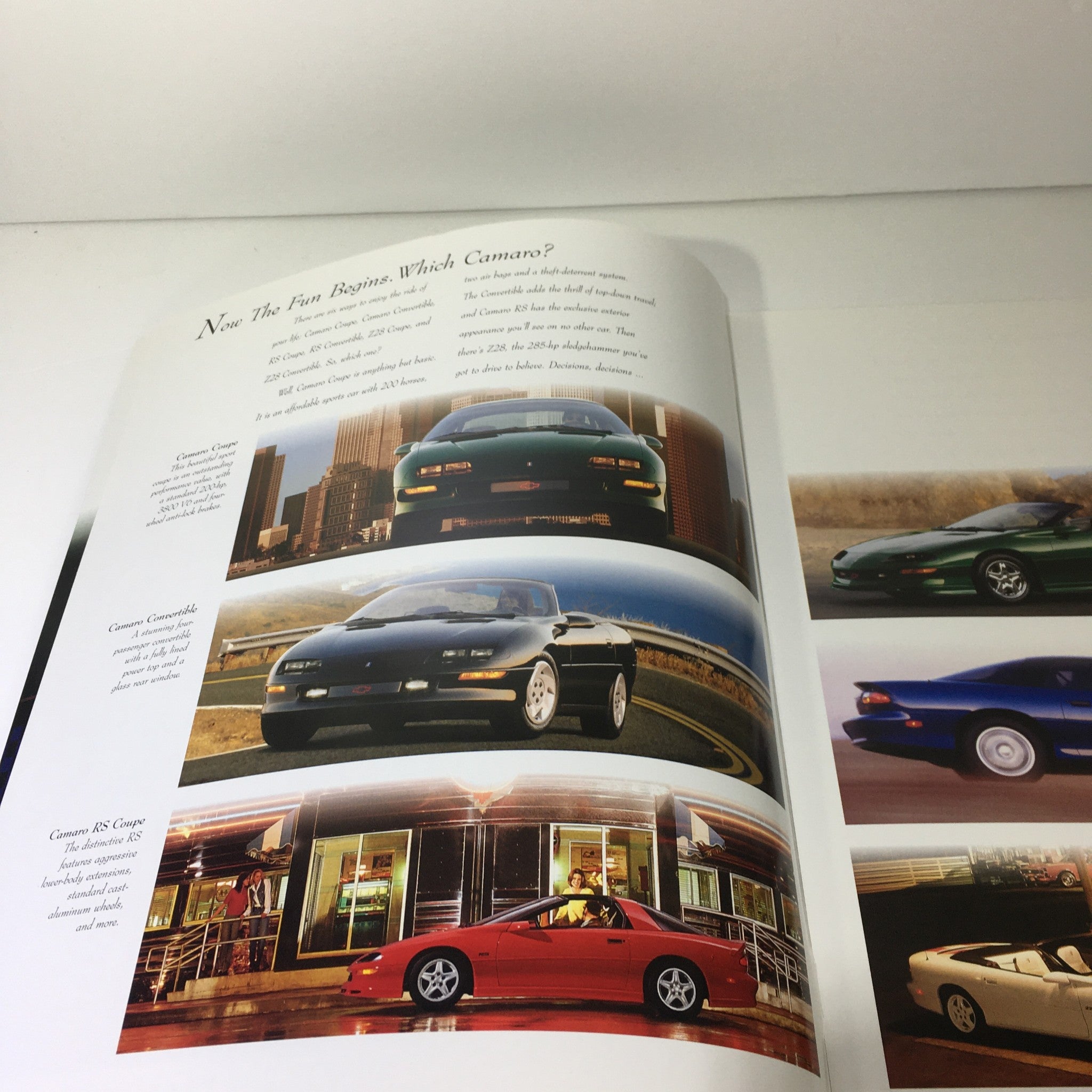 1997 Chevrolet Camaro Dealership Car Auto Brochure Catalog