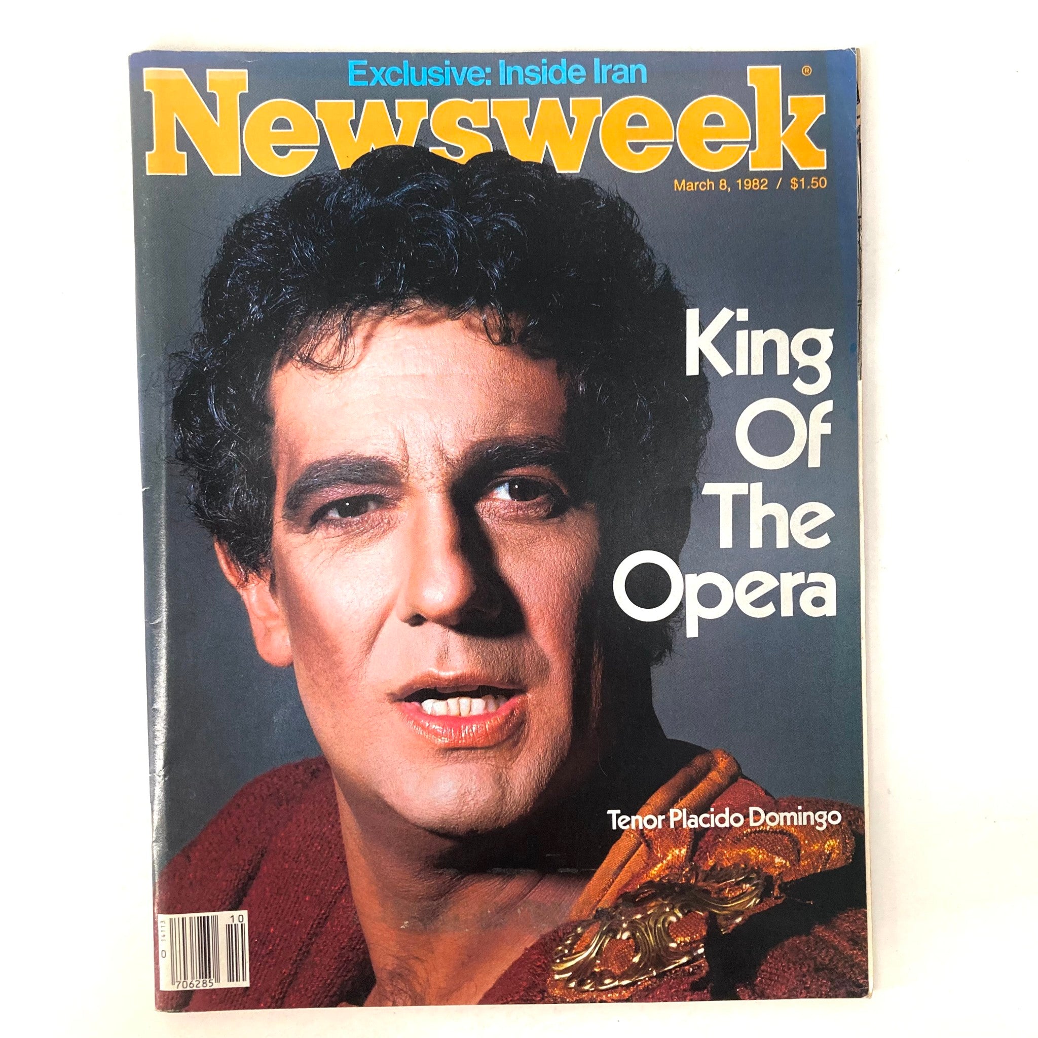 VTG Newsweek Magazine March 8 1982 Tenor Placido Domingo King of the Opera