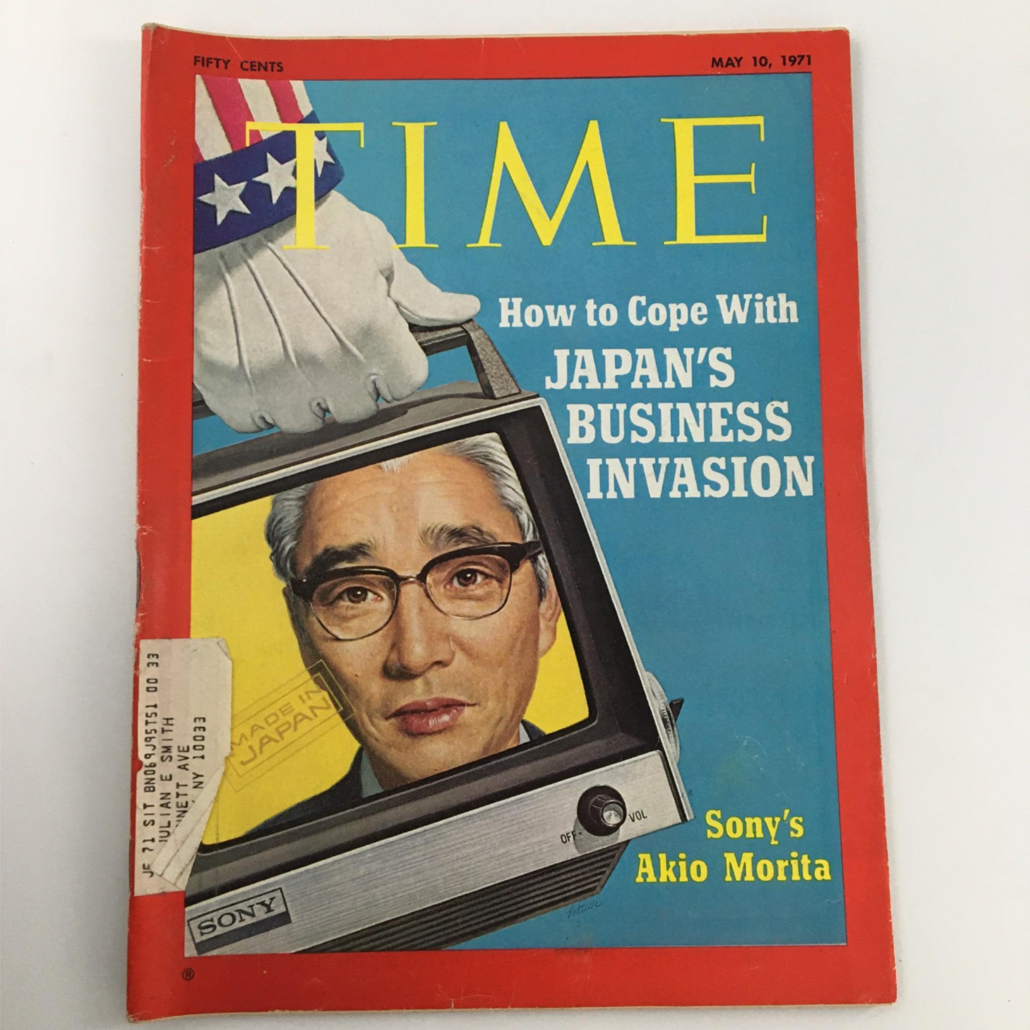 VTG Time Magazine May 10, 1971 Sony's Akio Morita, Japan's Business Invasion