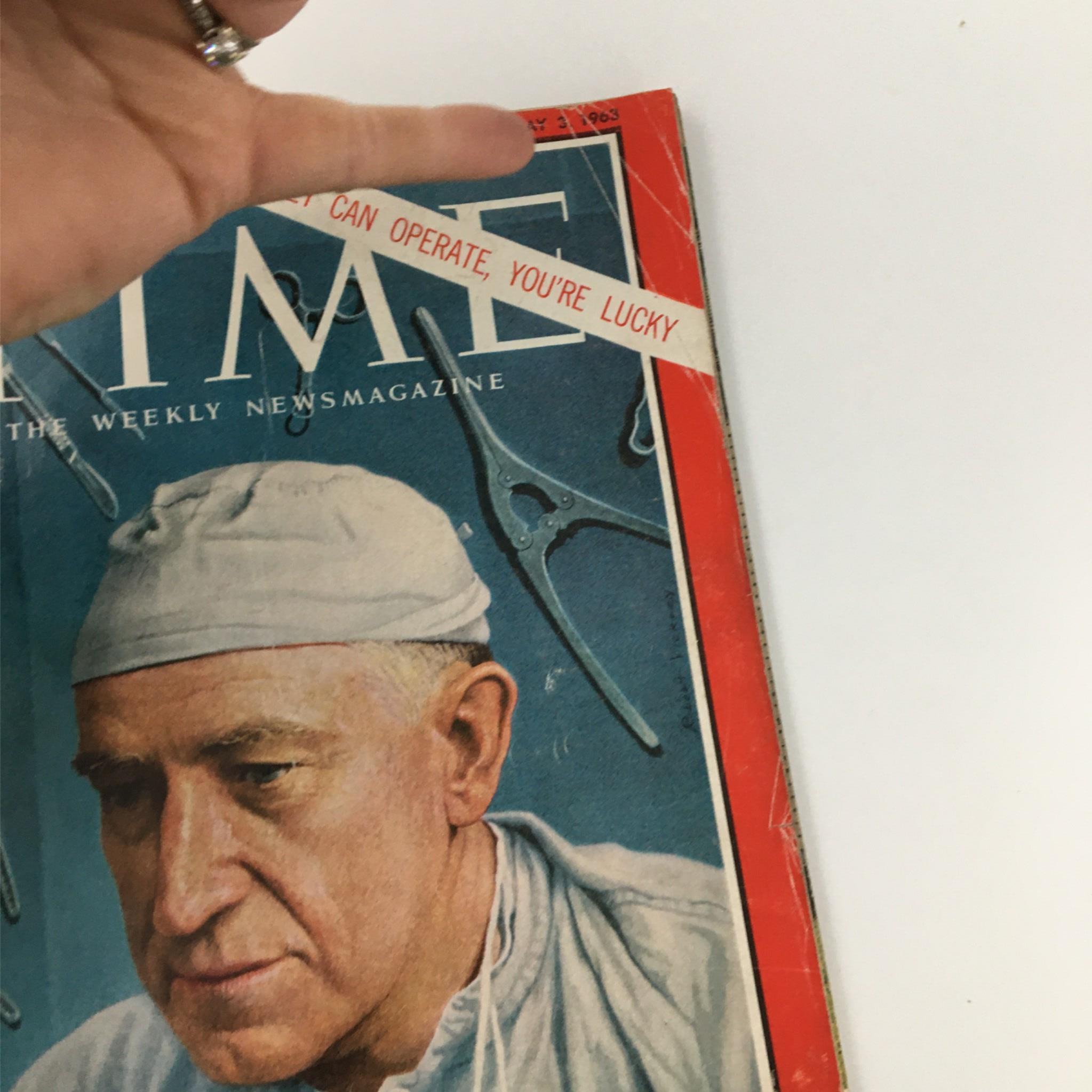 VTG Time Magazine May 3, 1963 Surgeon Francis D. Moore