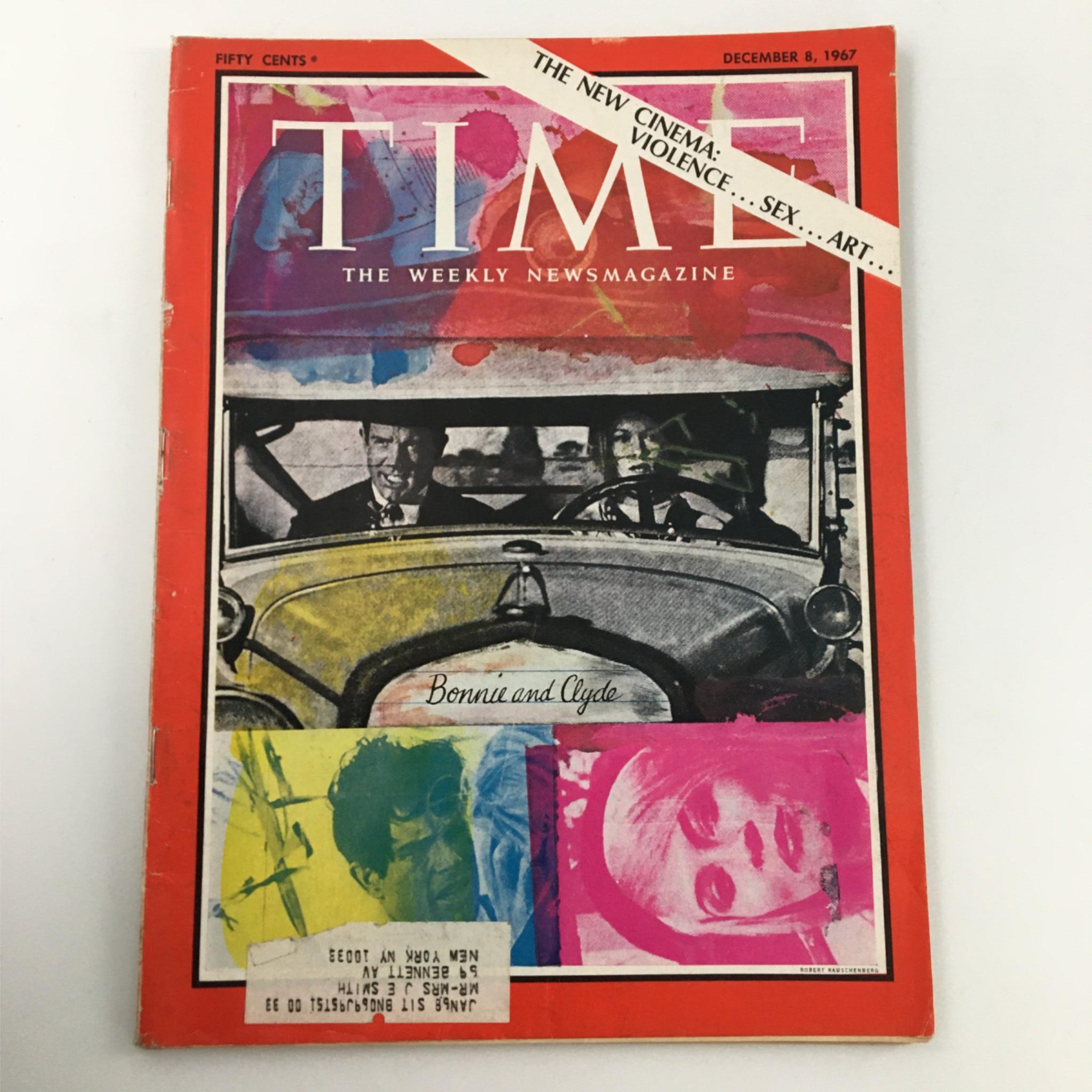 VTG Time Magazine December 8, 1967 Bonnie and Clyde, The New Cinema..