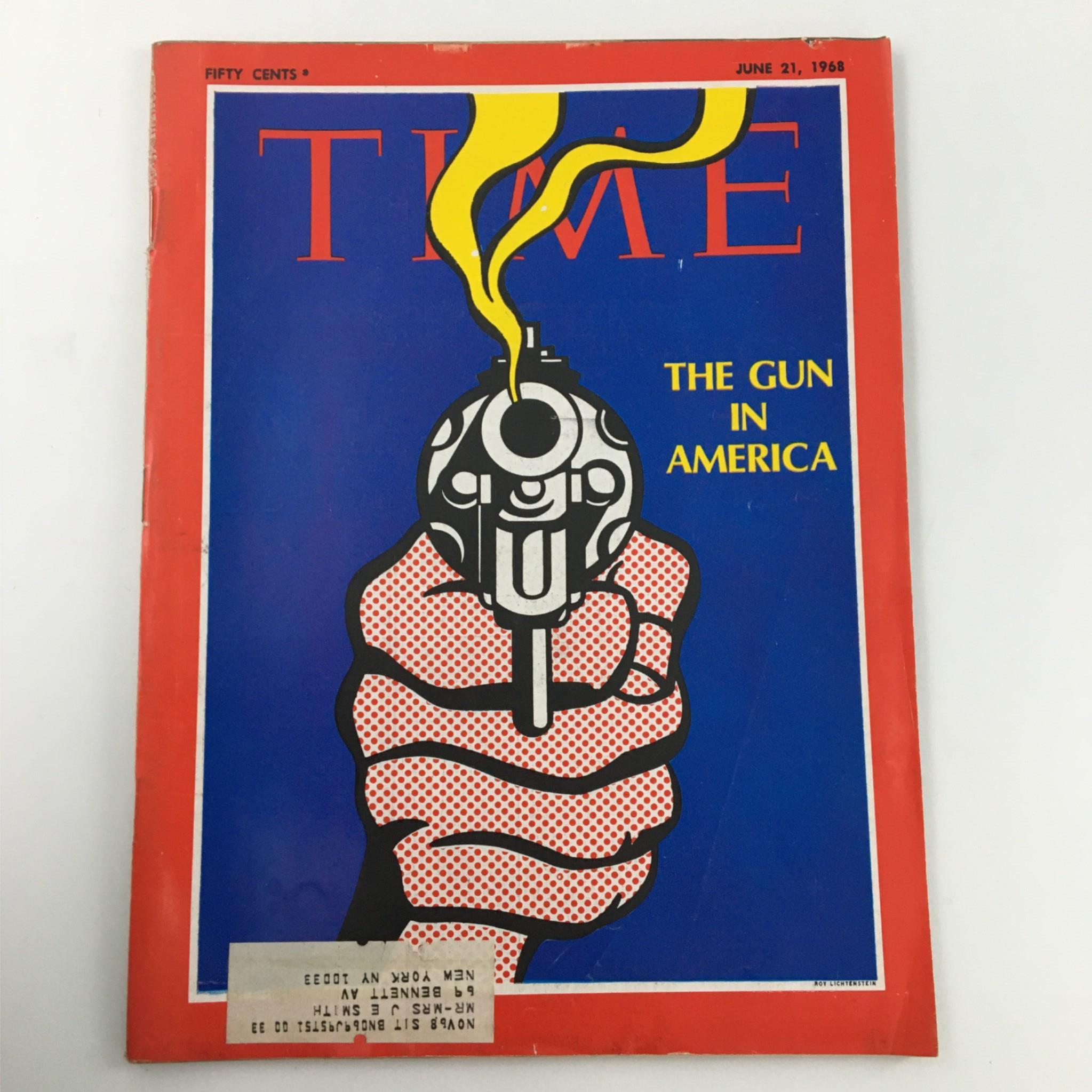 VTG Time Magazine June 21, 1968 The Gun in America