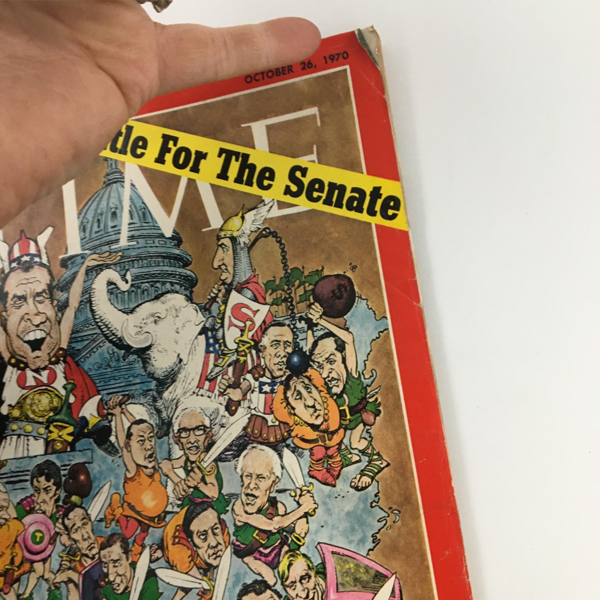 VTG Time Magazine October 26, 1970 Battle For The Senate