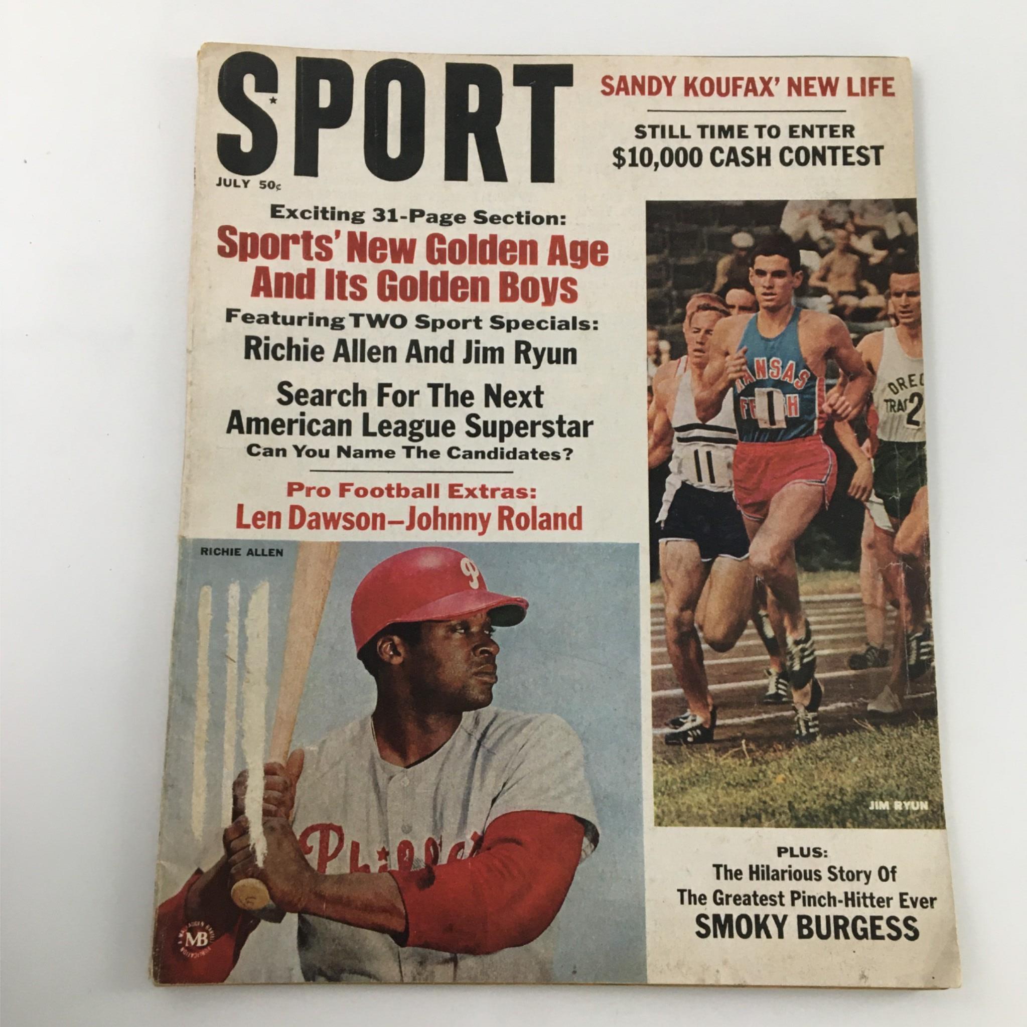 Sport Magazine July 1967 Richie Allen, Jim Ryun, Len Dawson, Johnny Roland