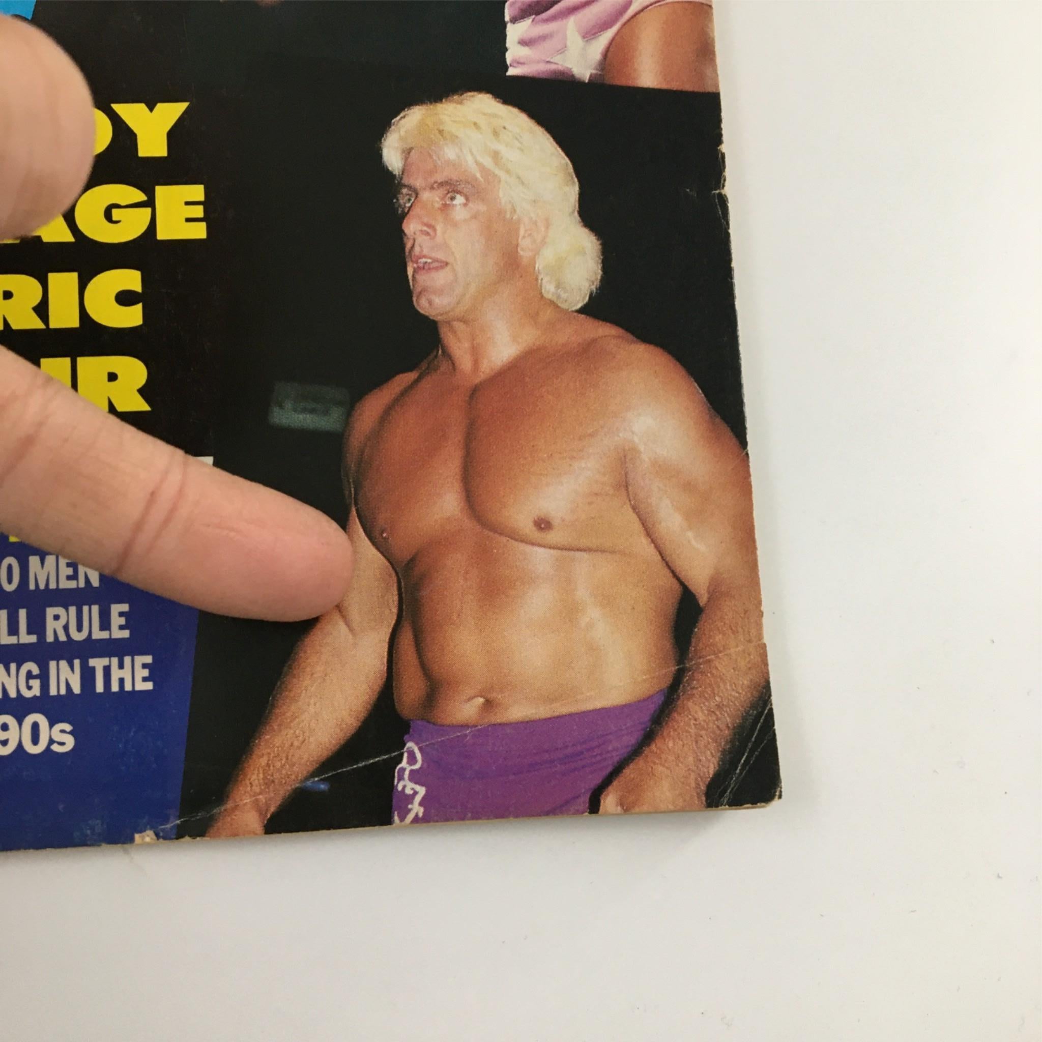 Wrestling Superstars Magazine Fall 1989 Hogan & Steamboat vs Savage & Flair