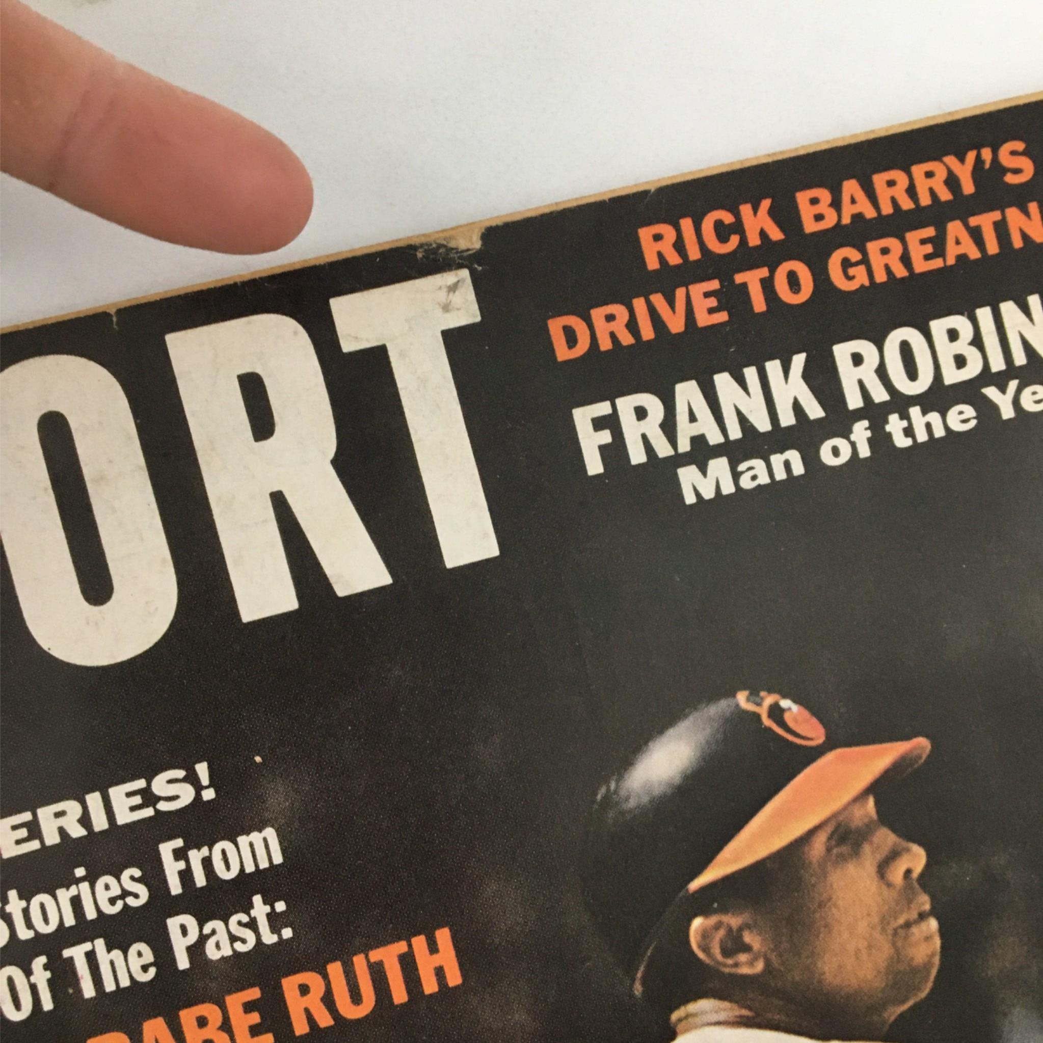 Sport Magazine February 1967 Frank Robinson, Rick Barry, Babe Ruth