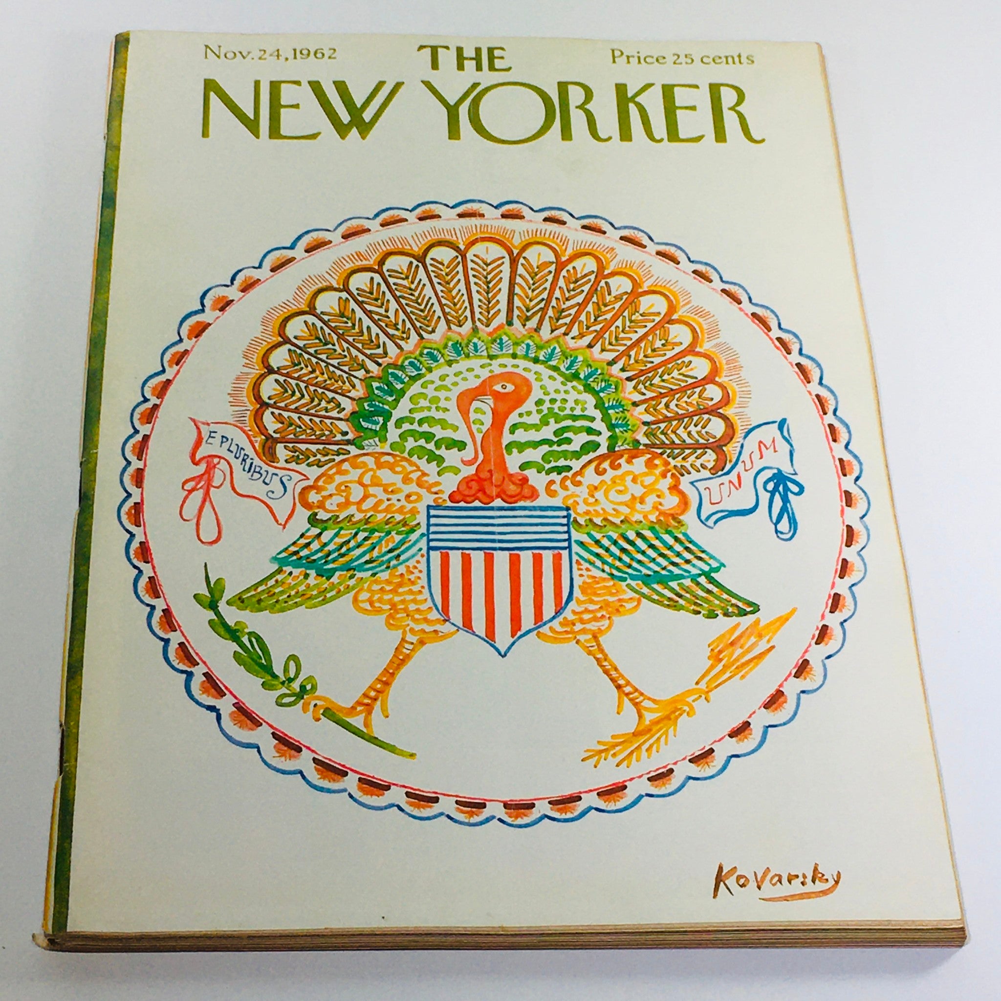 The New Yorker: November 24 1962 Full Magazine/Theme Cover Anatol Kovarsky