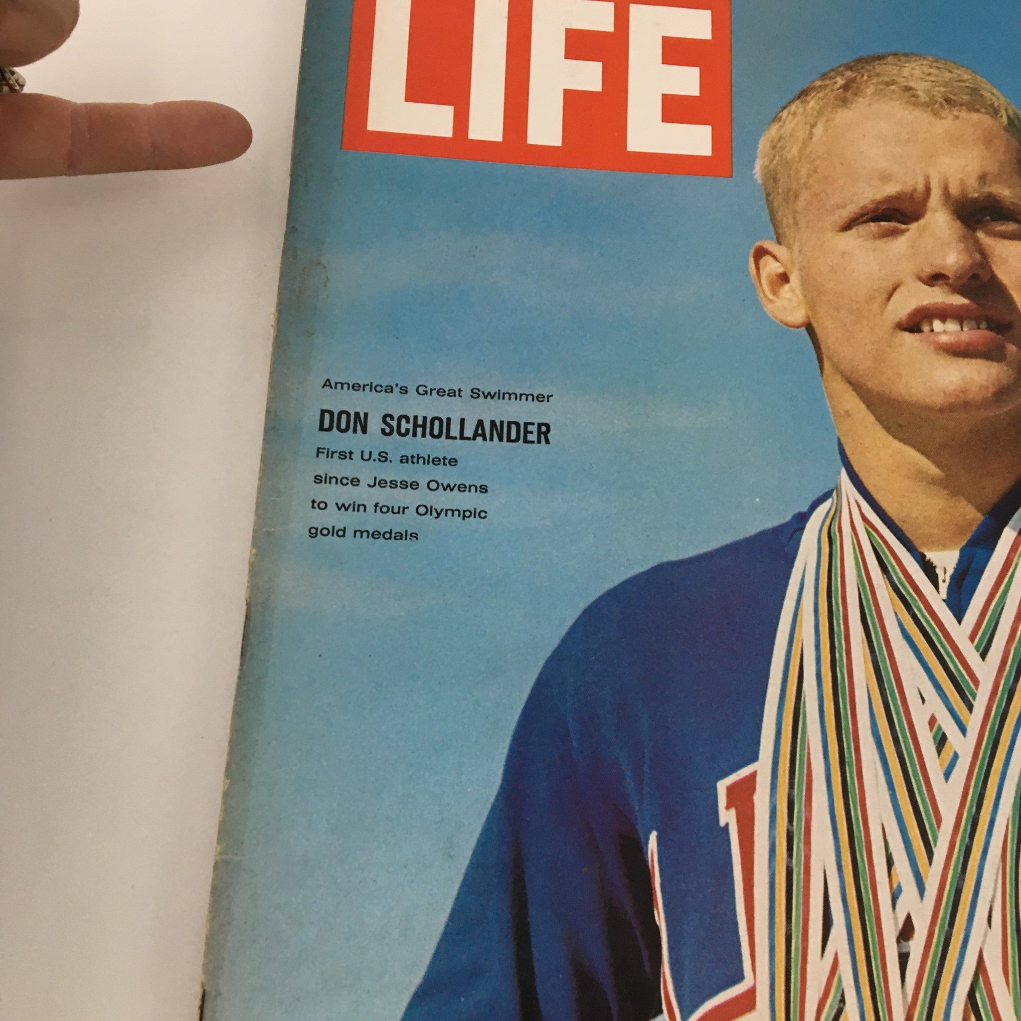 VTG Life Magazine October 30 1964 Don Schollander Cover Feature Newsstand