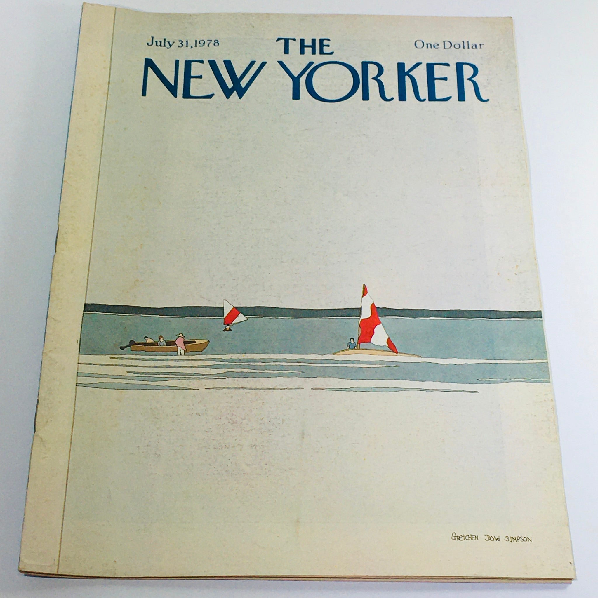 The New Yorker: July 31 1977 Full Magazine/Theme Cover Gretchen Dow Simpson