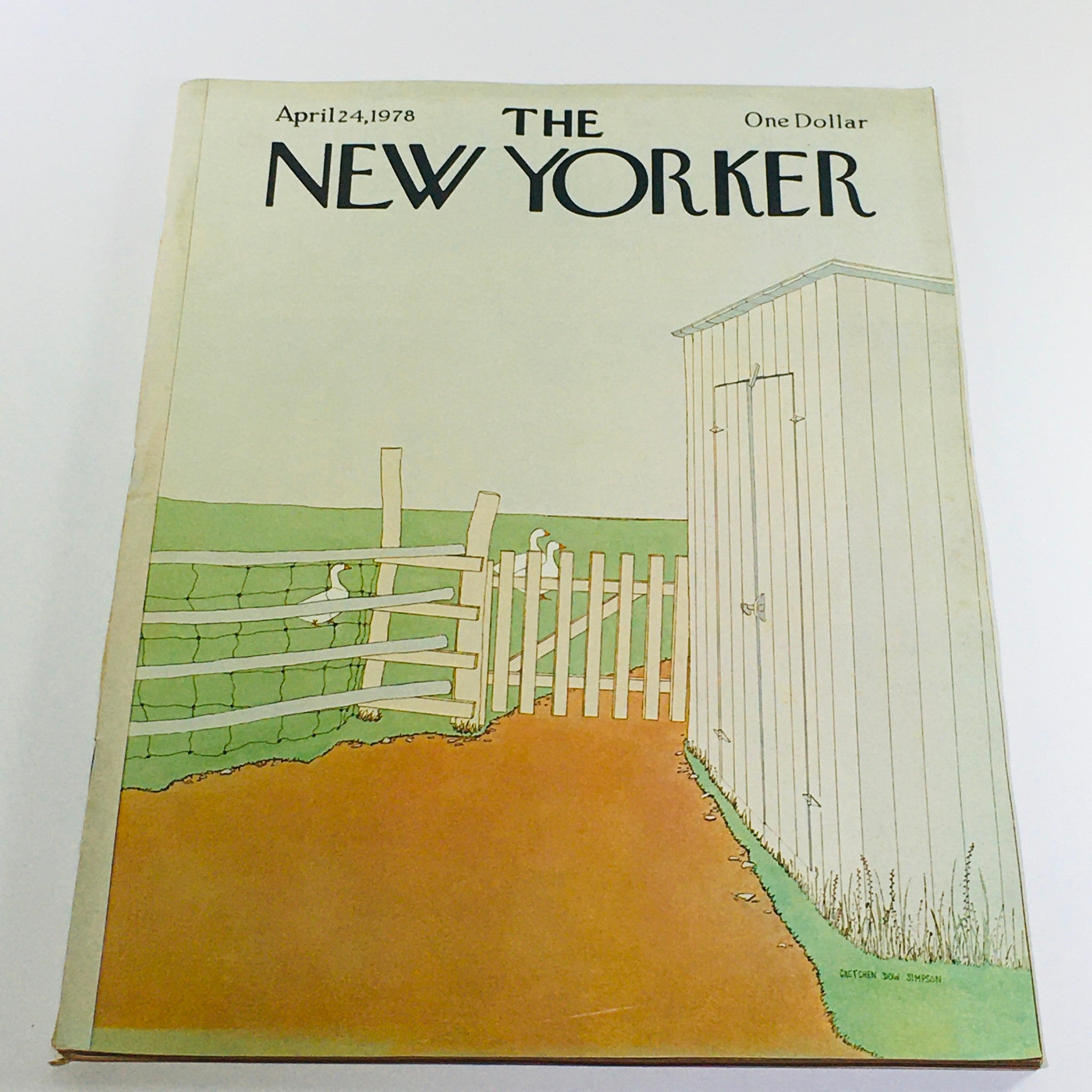 The New Yorker: April 24 1978 Full Magazine/Theme Cover Gretchen Dow Simpson