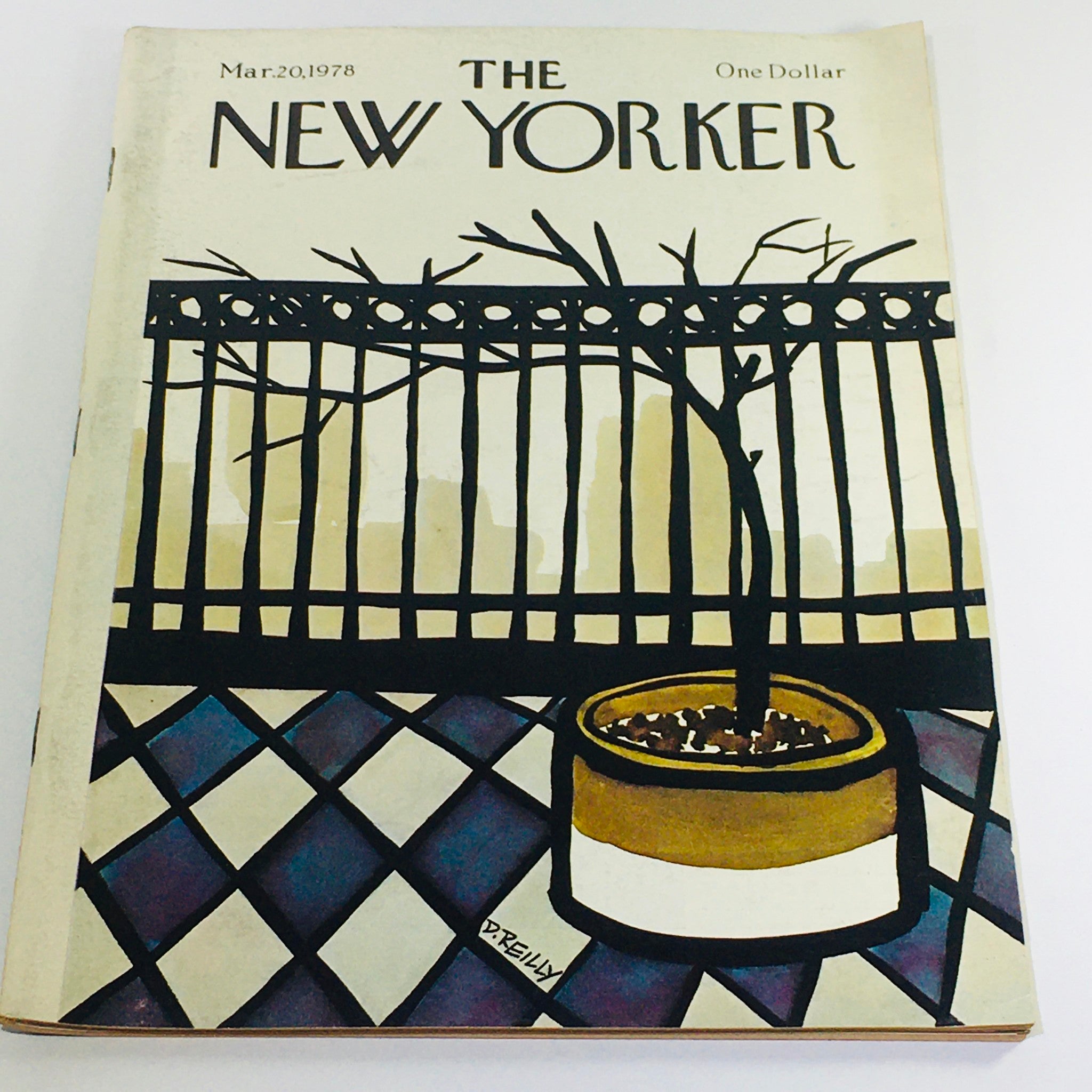 The New Yorker: March 20 1978 Full Magazine/Theme Cover Donal Reilly