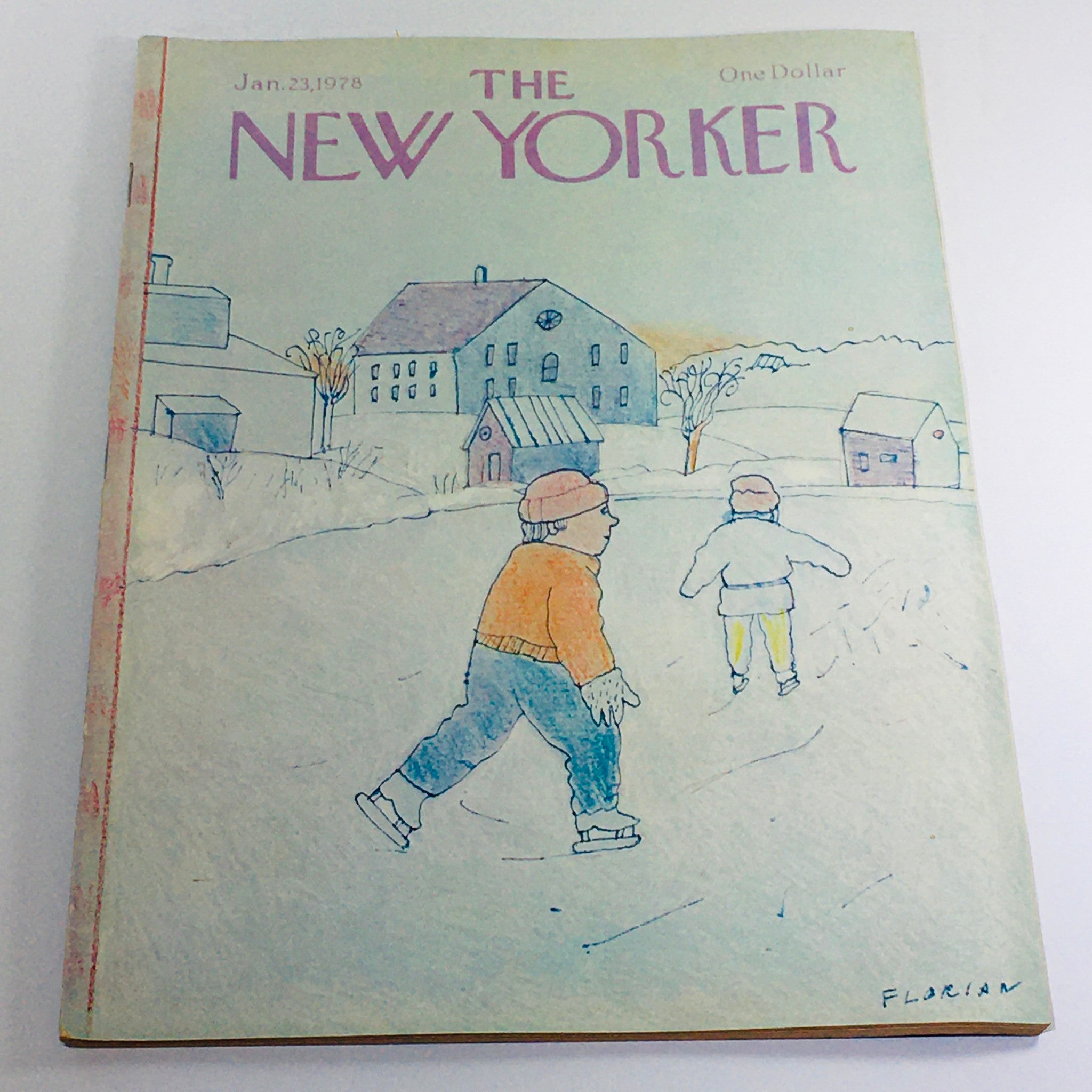 The New Yorker: January 23 1978 Full Magazine/Theme Cover Douglas Florian