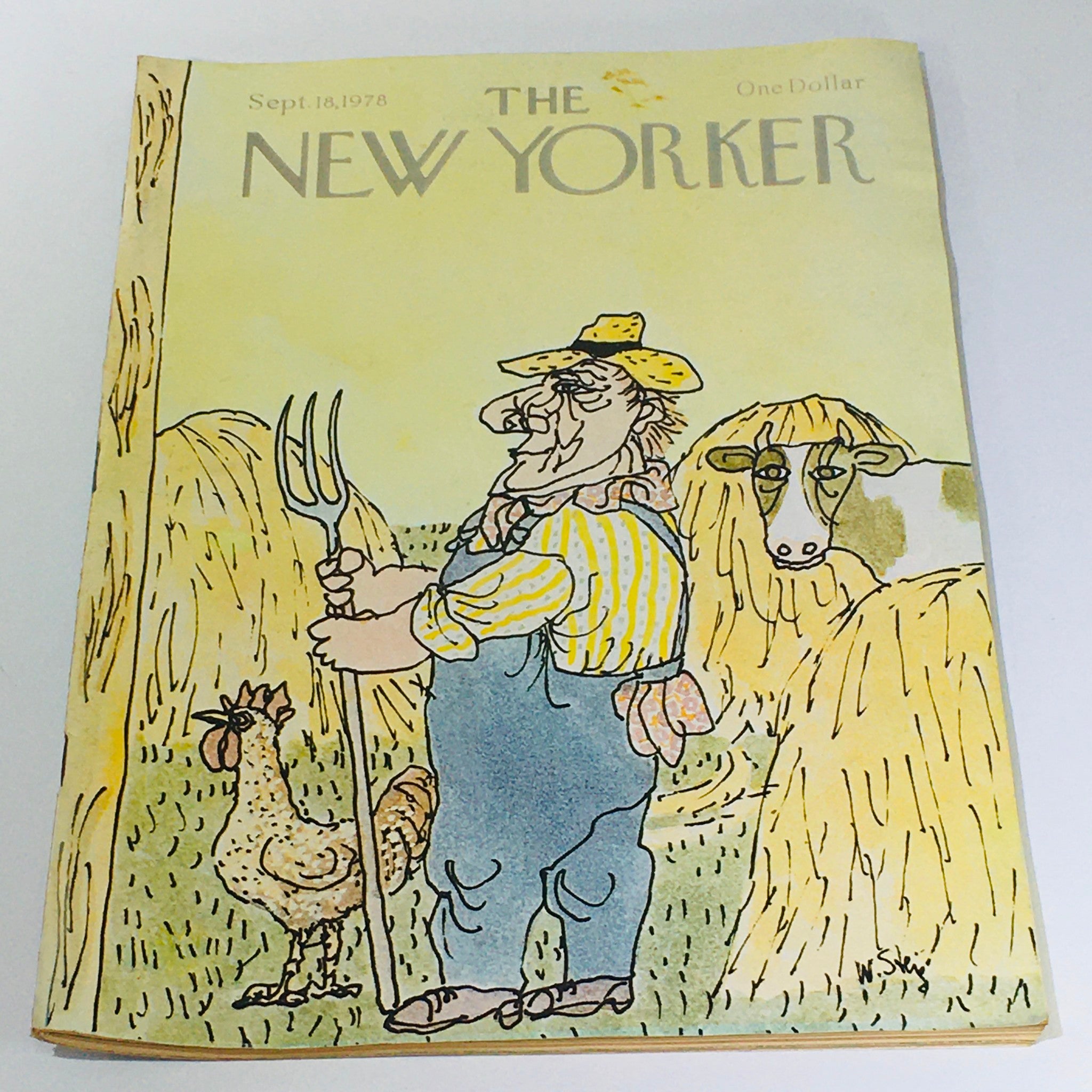 The New Yorker: September 18 1978 Full Magazine/Theme Cover William Steig