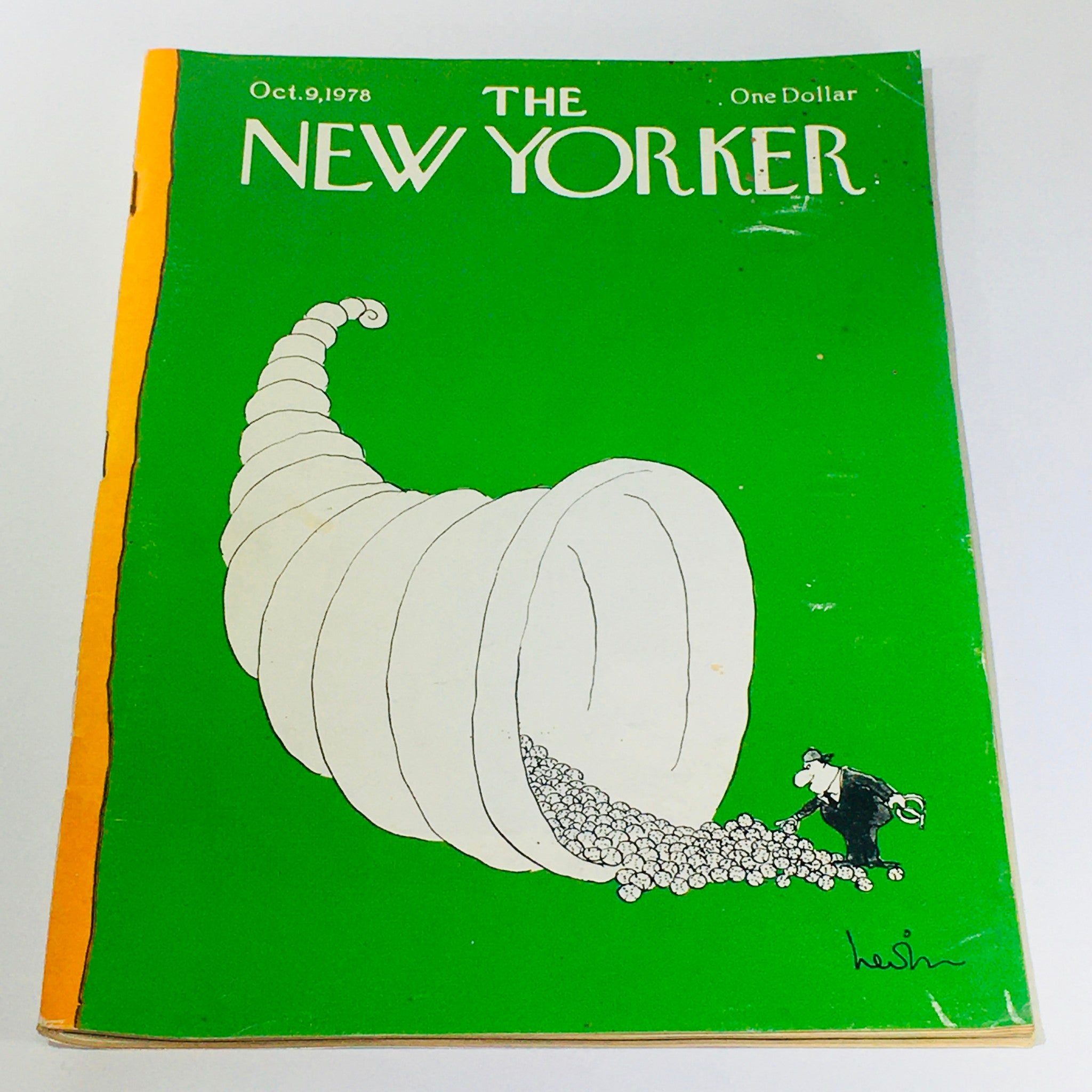 The New Yorker: October 9 1978 Full Magazine/Theme Cover Arnie Levin