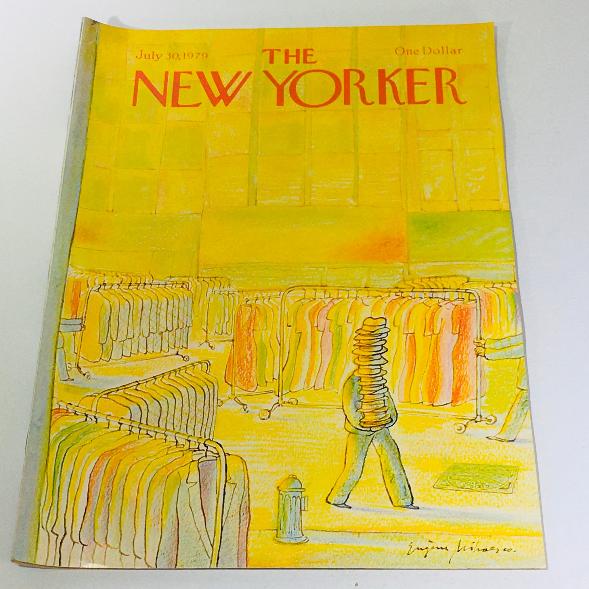 The New Yorker: July 30 1979 Full Magazine/Theme Cover Eugene Mihaesco