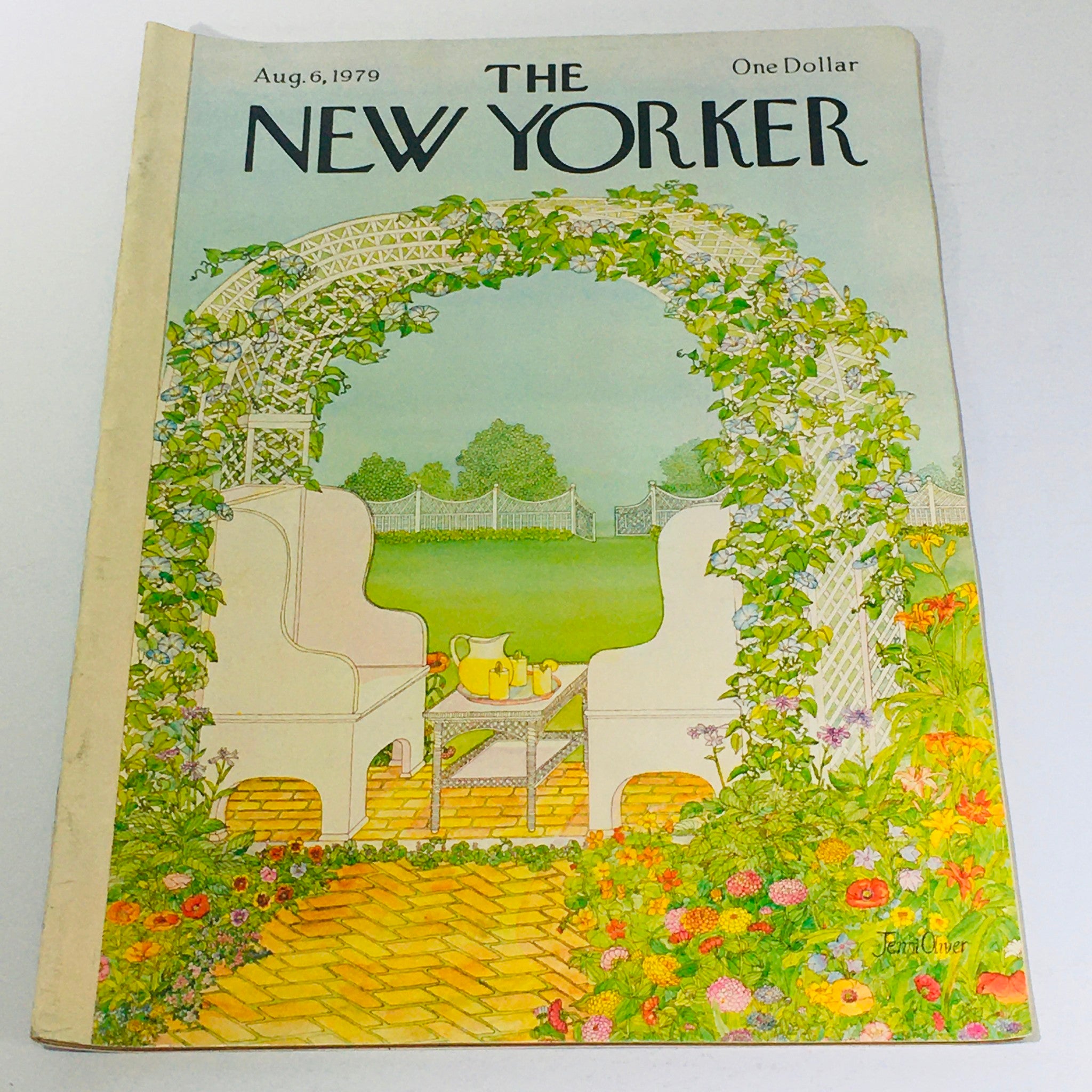 The New Yorker: August 6 1979 Full Magazine/Theme Cover Jenni Oliver