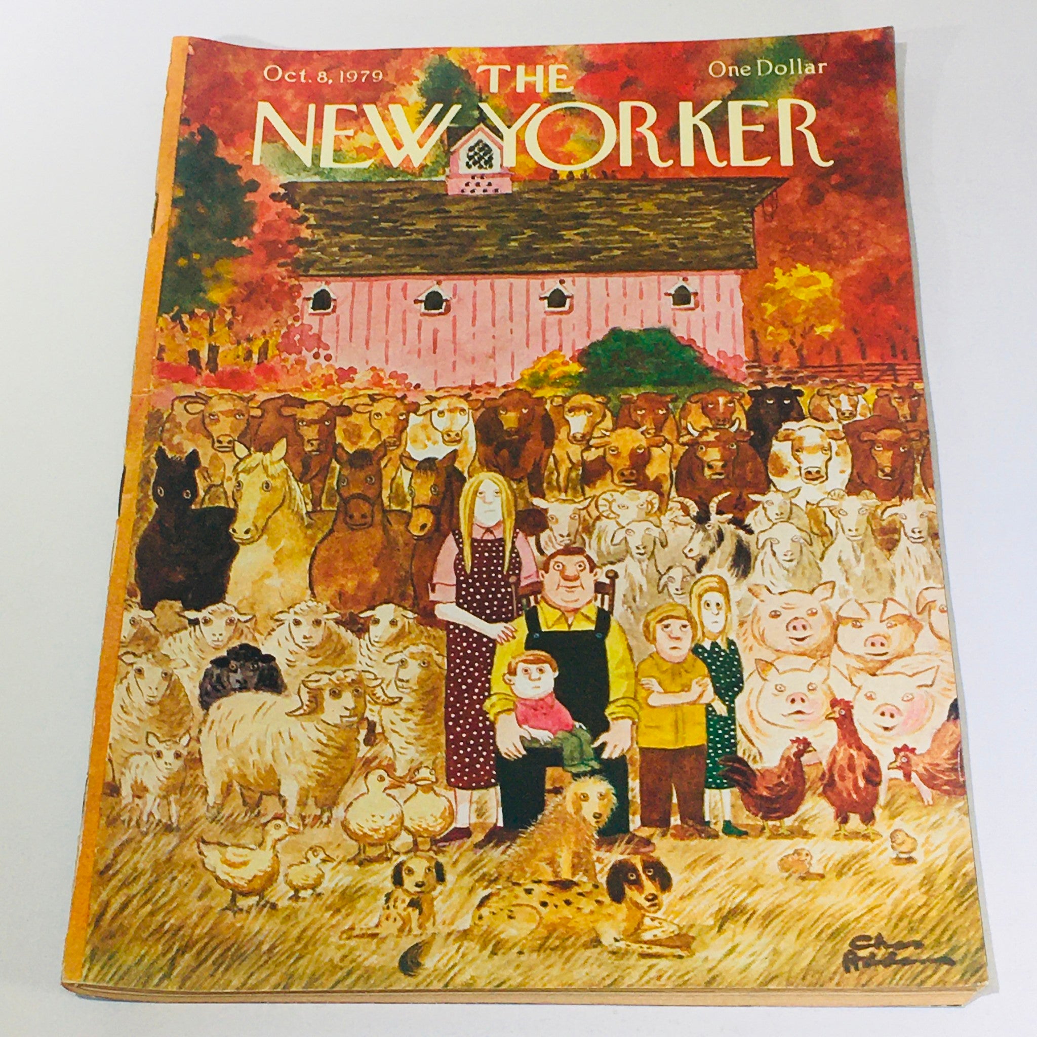 The New Yorker: October 8 1979 Full Magazine/Theme Cover Chas Addams